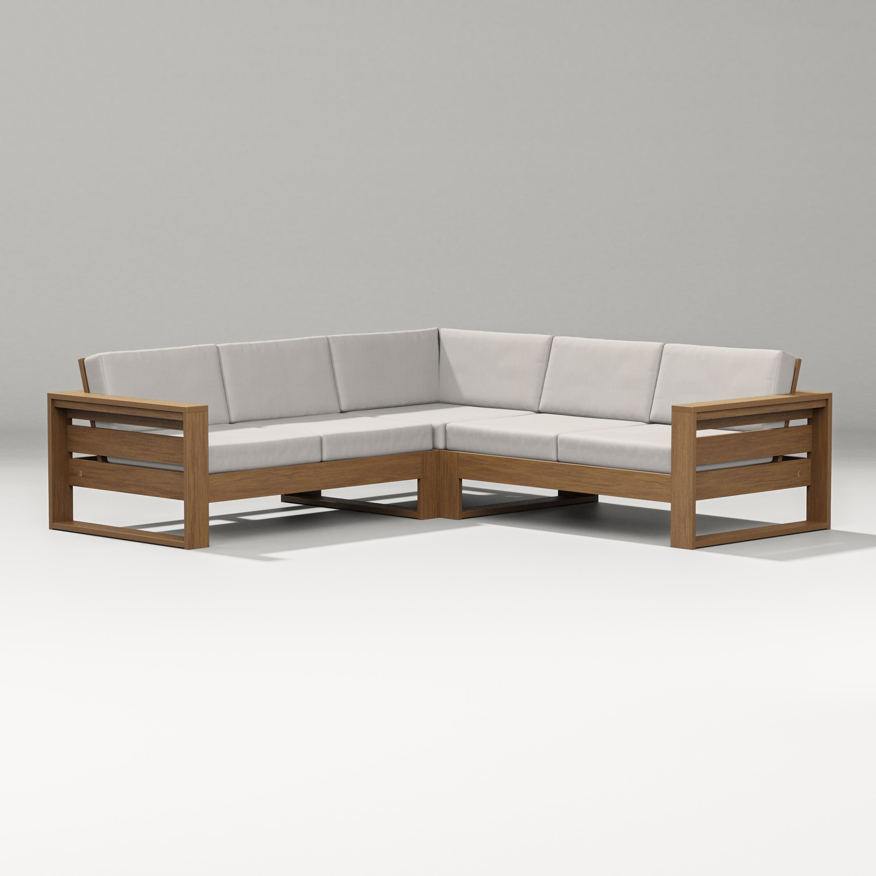 PW Designer Series Latitude Corner Sectional in Natural / Cast Ash