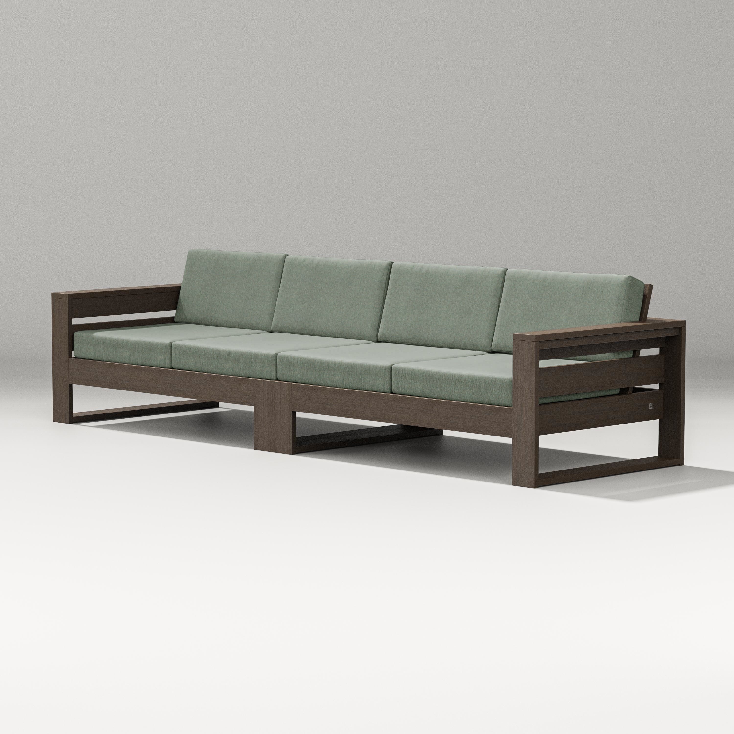 PW Designer Series Latitude Straight Sectional in Kona / Cast Sage
