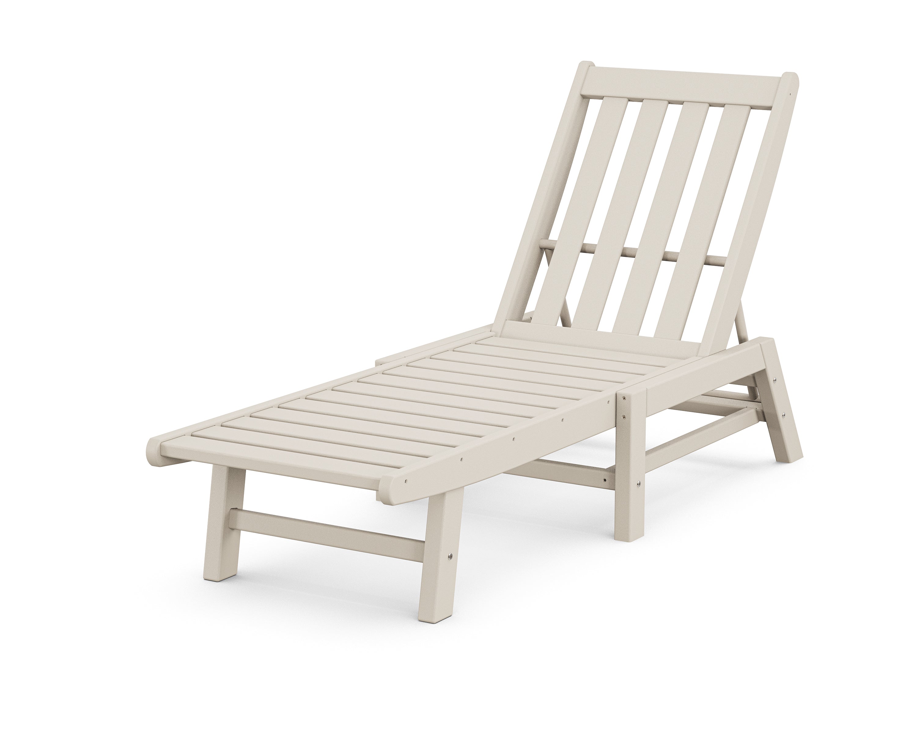 POLYWOOD® Vineyard Chaise in Sand