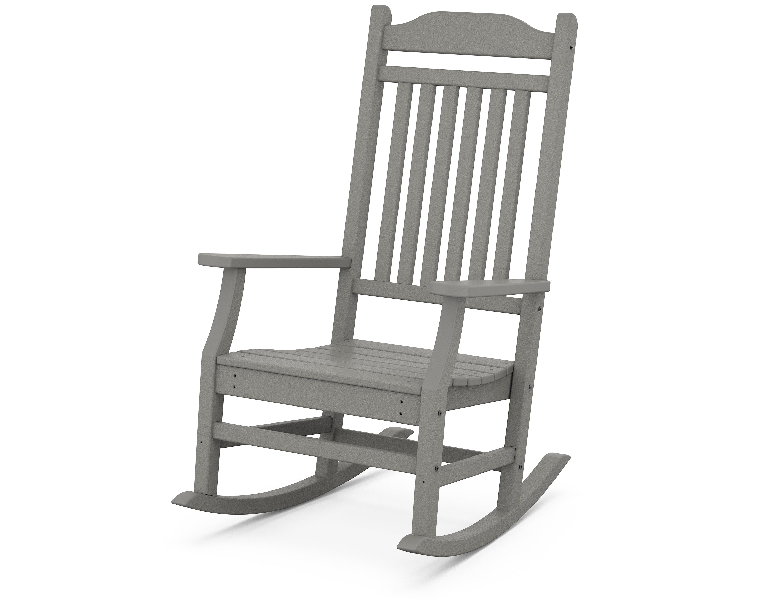 POLYWOOD Country Living Rocking Chair in Slate Grey