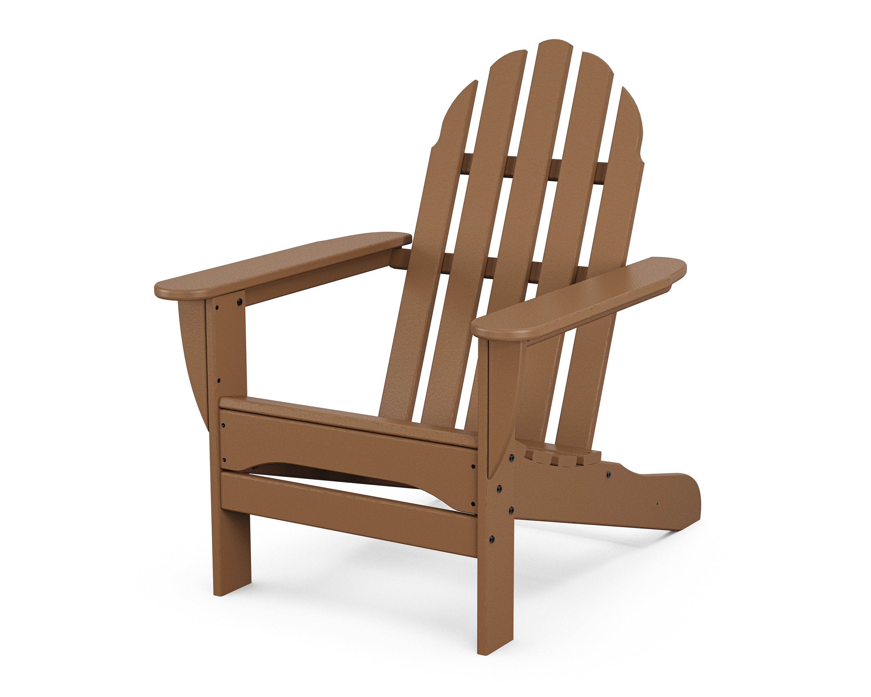 POLYWOOD Classic Adirondack Chair in Teak