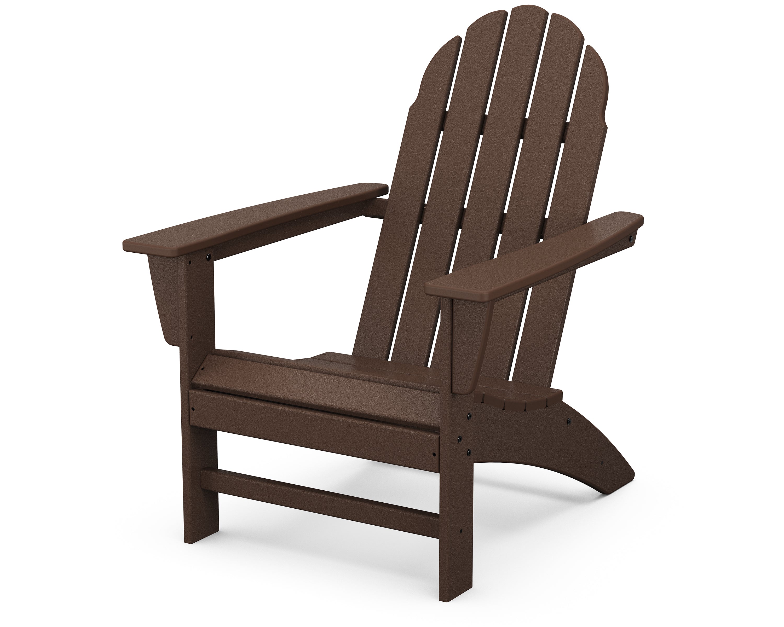 POLYWOOD Vineyard Adirondack Chair in Mahogany