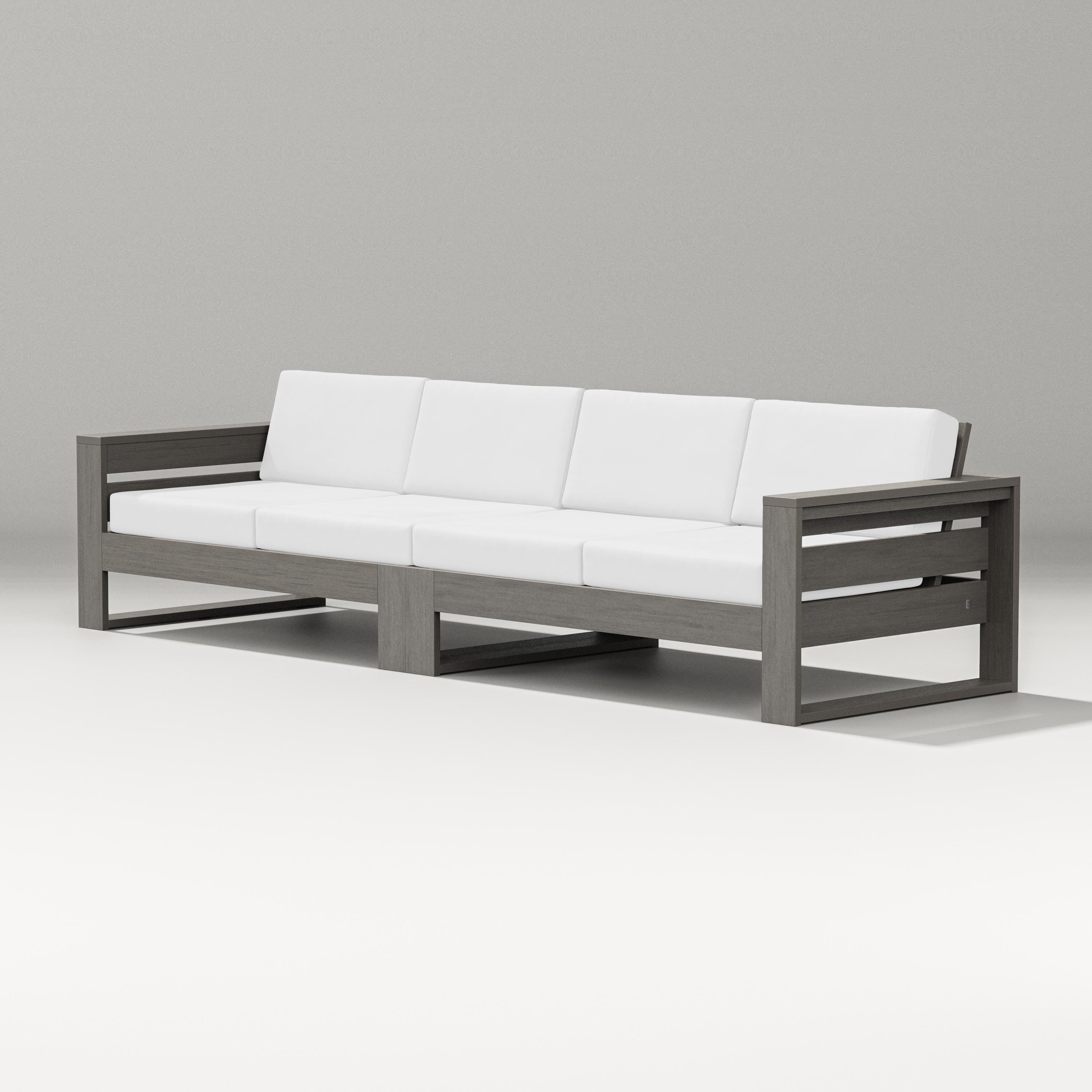 PW Designer Series Latitude Straight Sectional in Driftwood / Natural