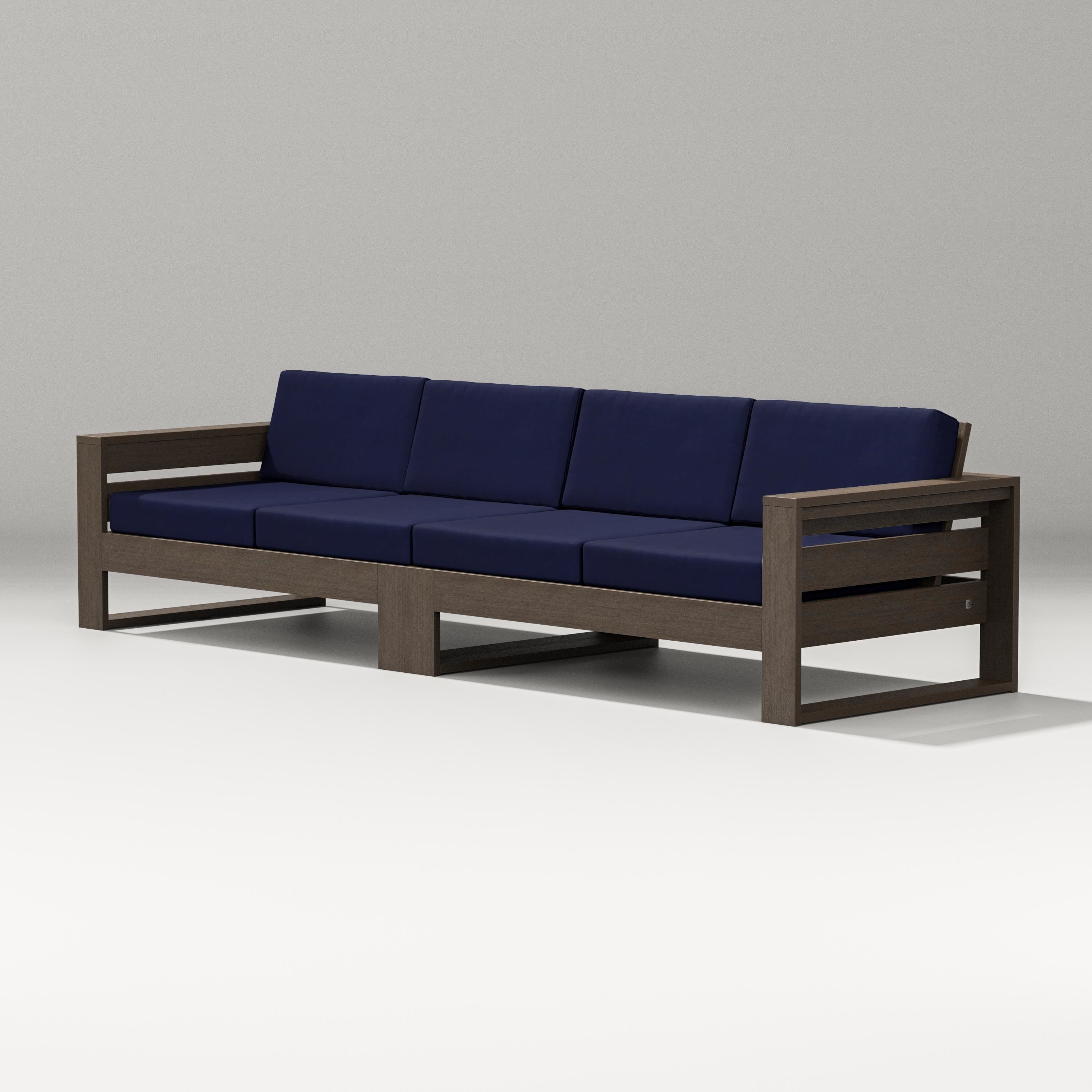 PW Designer Series Latitude Straight Sectional in Kona / Navy