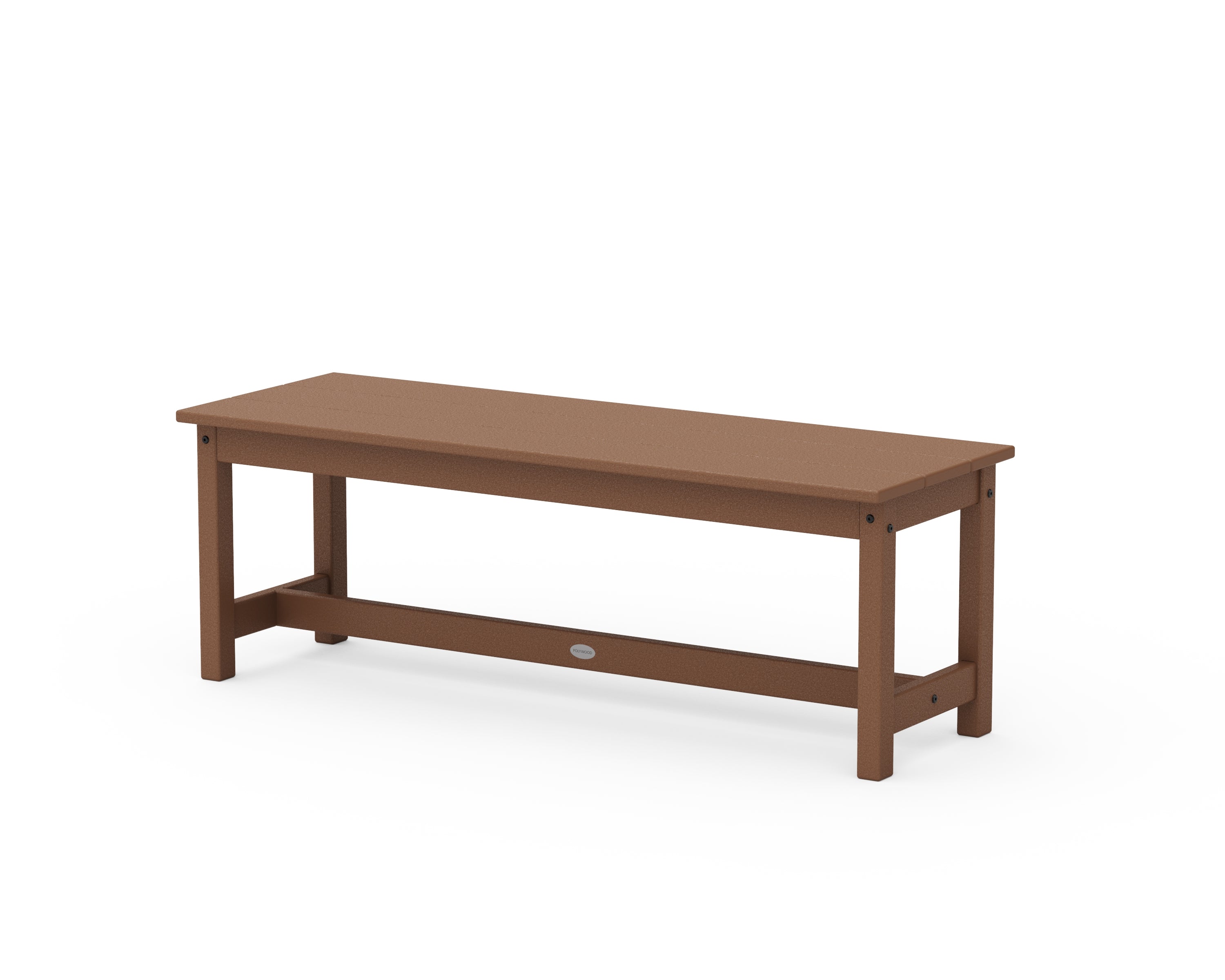 POLYWOOD 48" Planter Bench in Teak