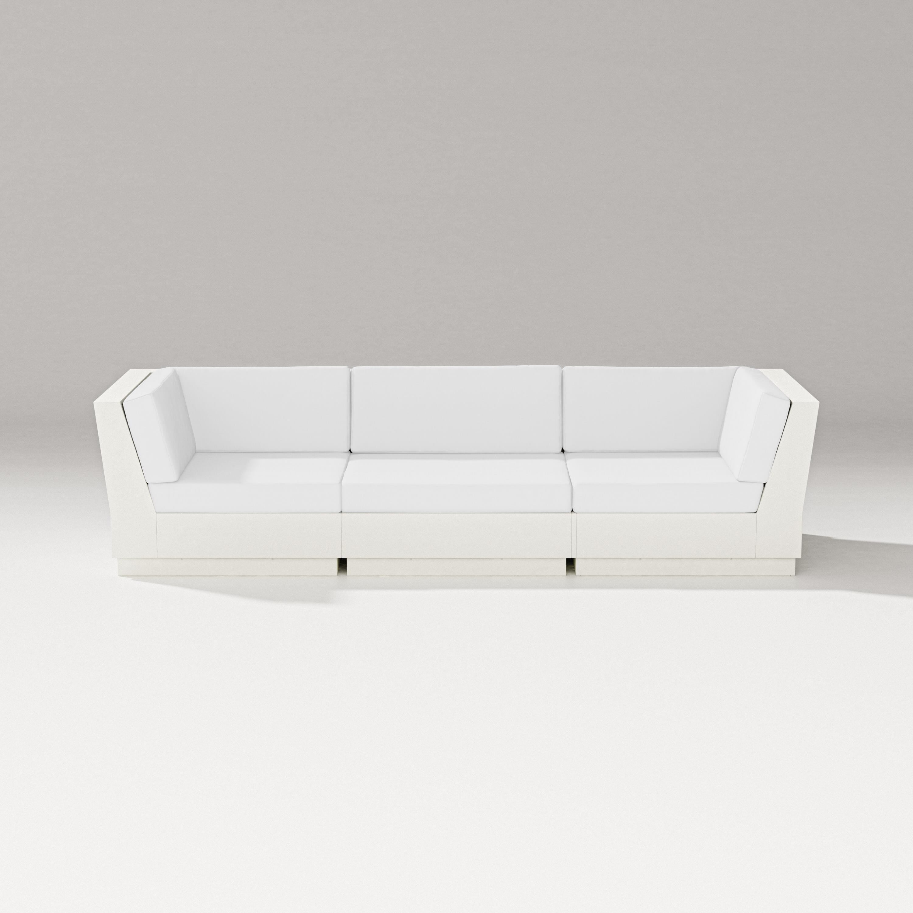 PW Designer Series Elevate Sofa Sectional in Vintage White / Natural