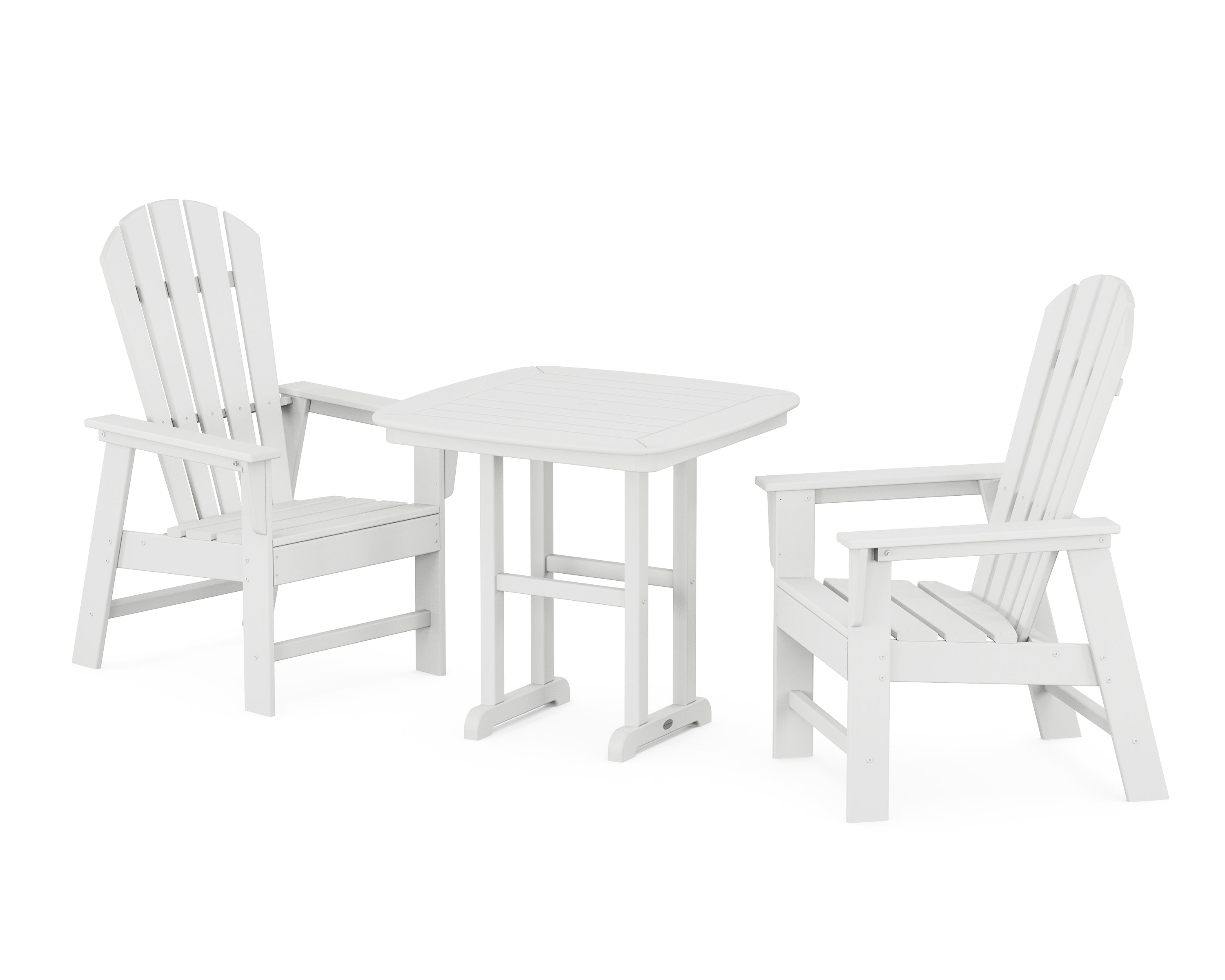 POLYWOOD® South Beach 3-Piece Dining Set in White