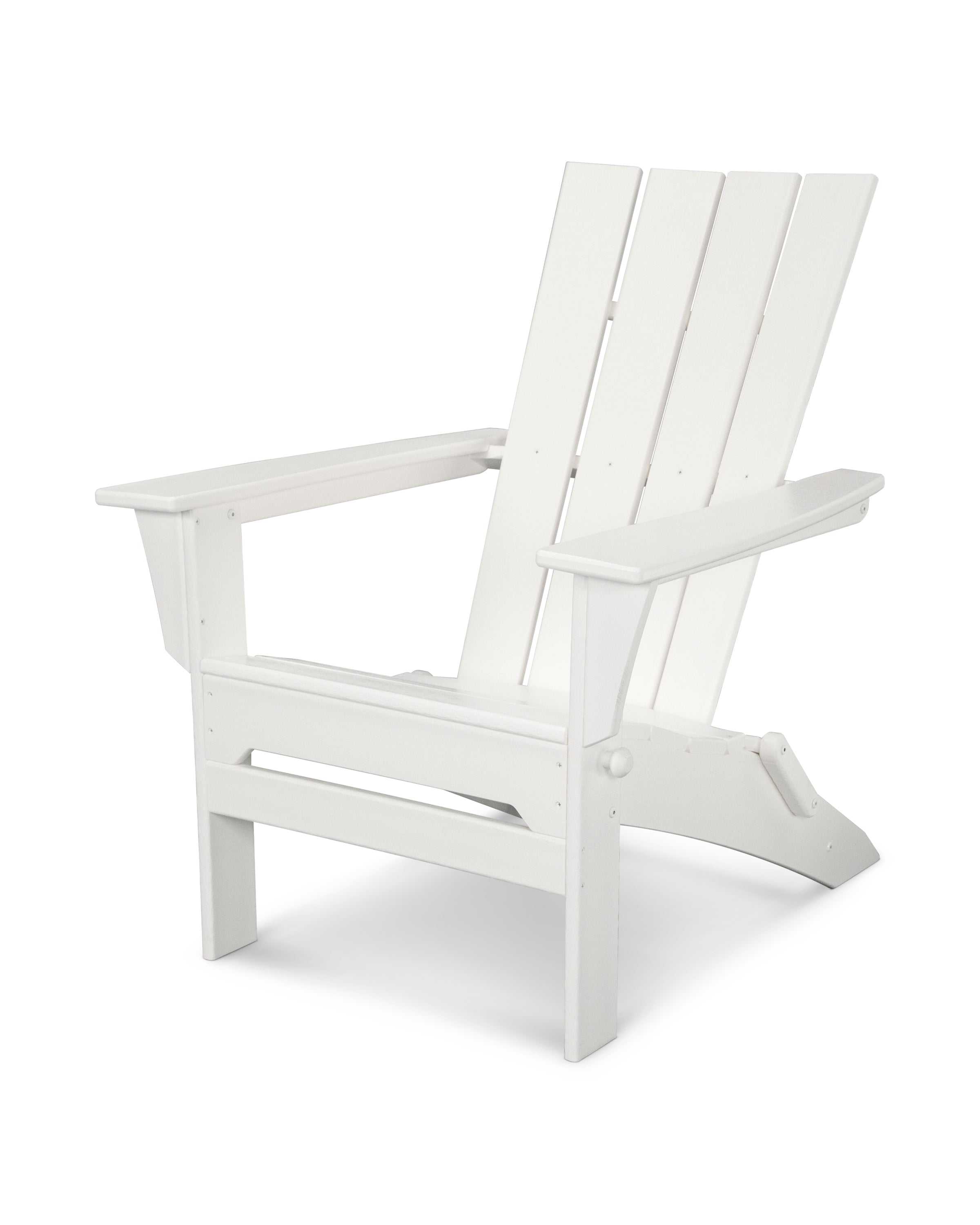 POLYWOOD Quattro Folding Adirondack in White