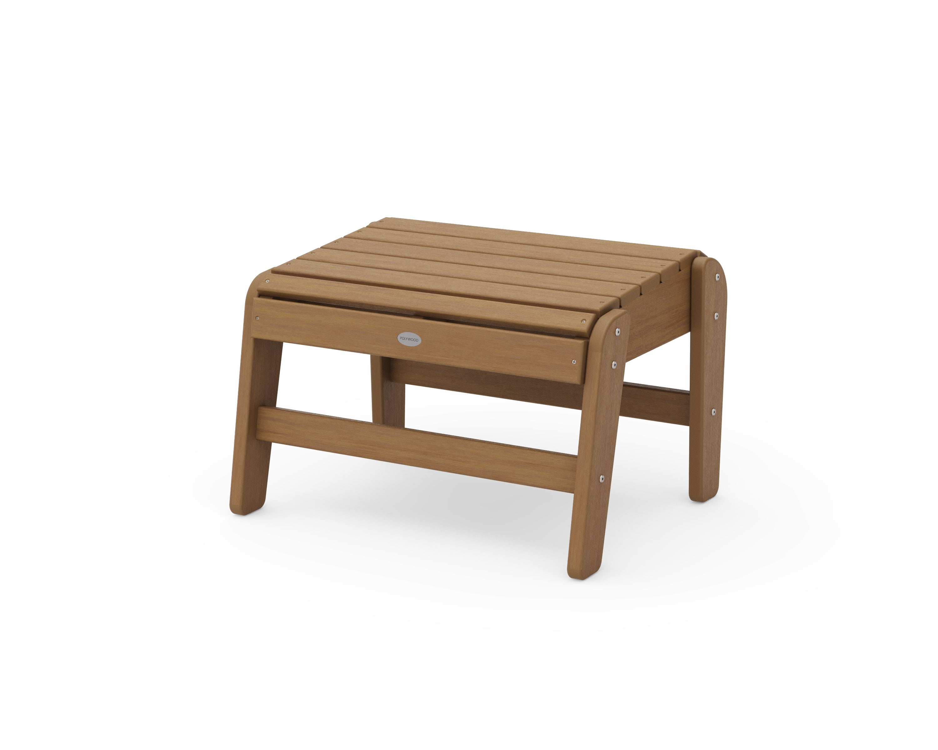 POLYWOOD Grand Upright Adirondack Ottoman in Natural