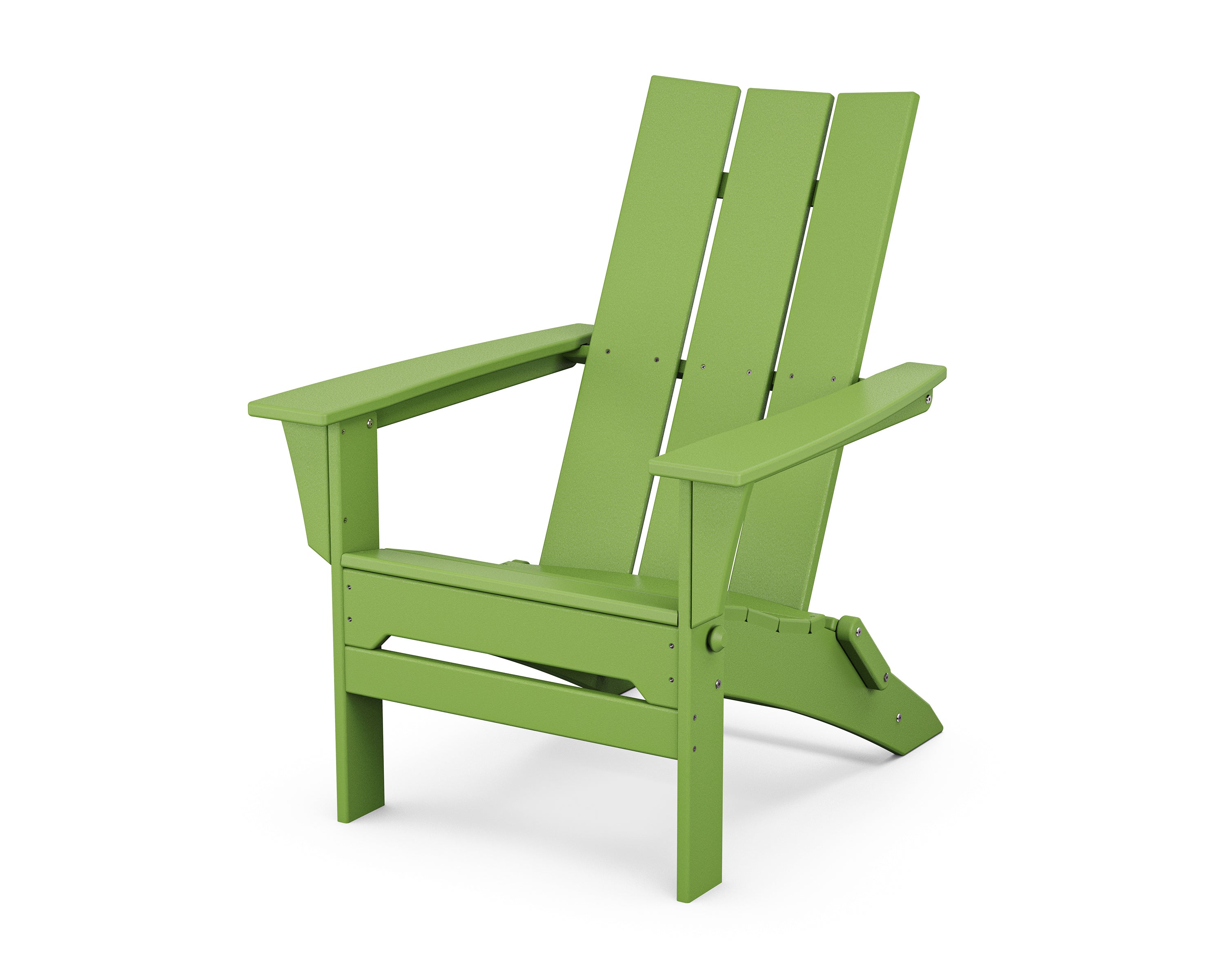 POLYWOOD Modern Folding Adirondack in Lime