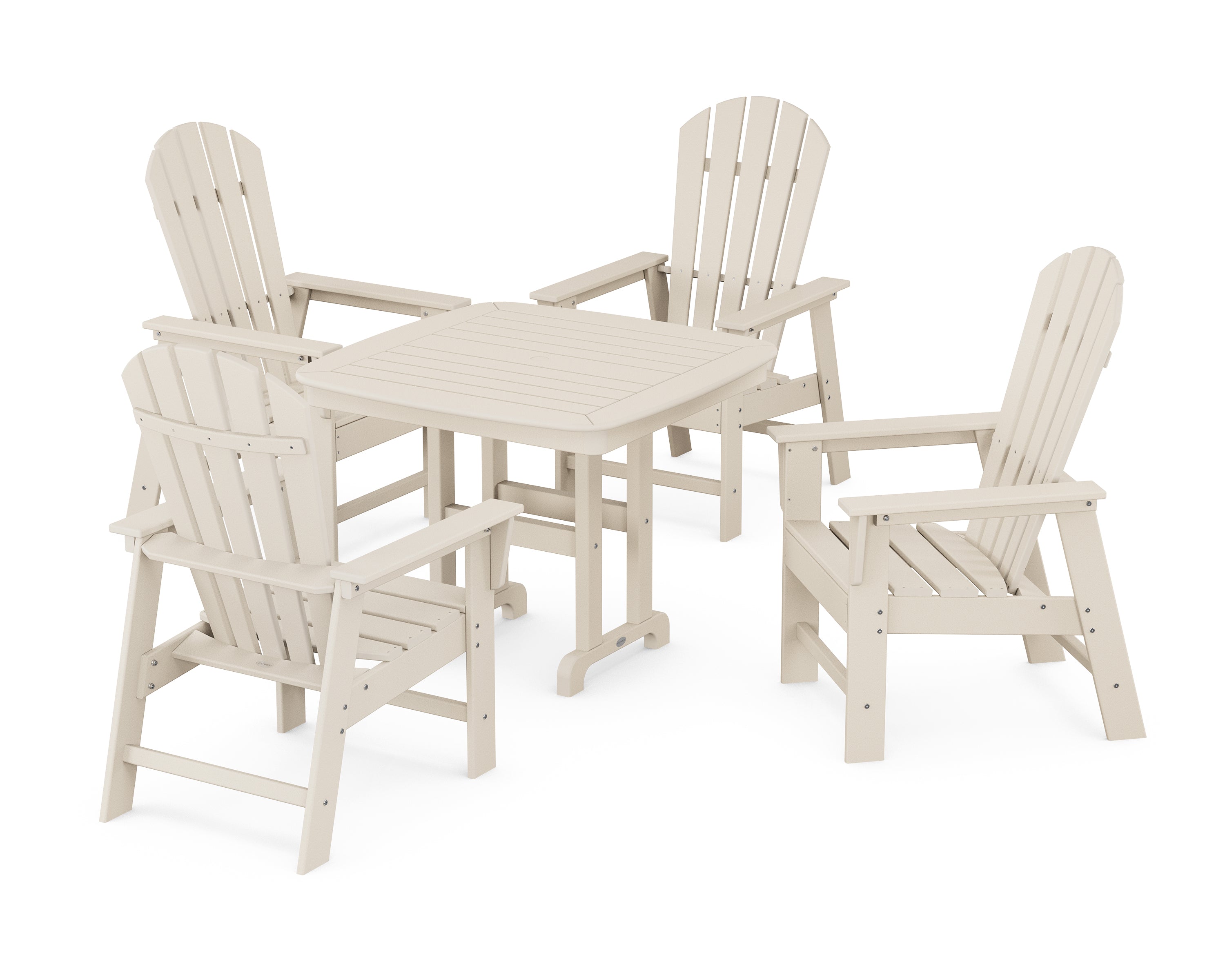 POLYWOOD® South Beach 5-Piece Dining Set in Sand