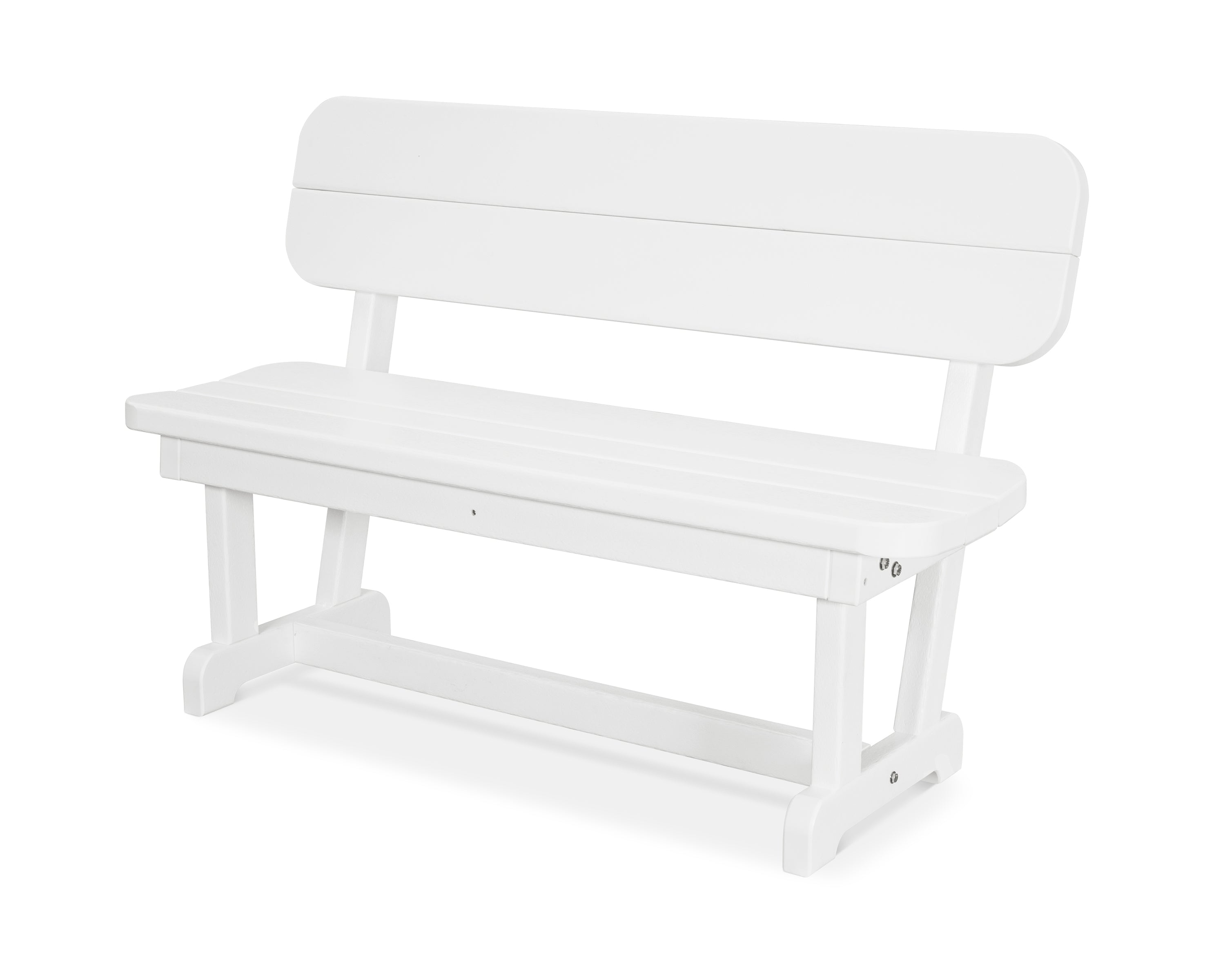 POLYWOOD® Park 48" Bench in White