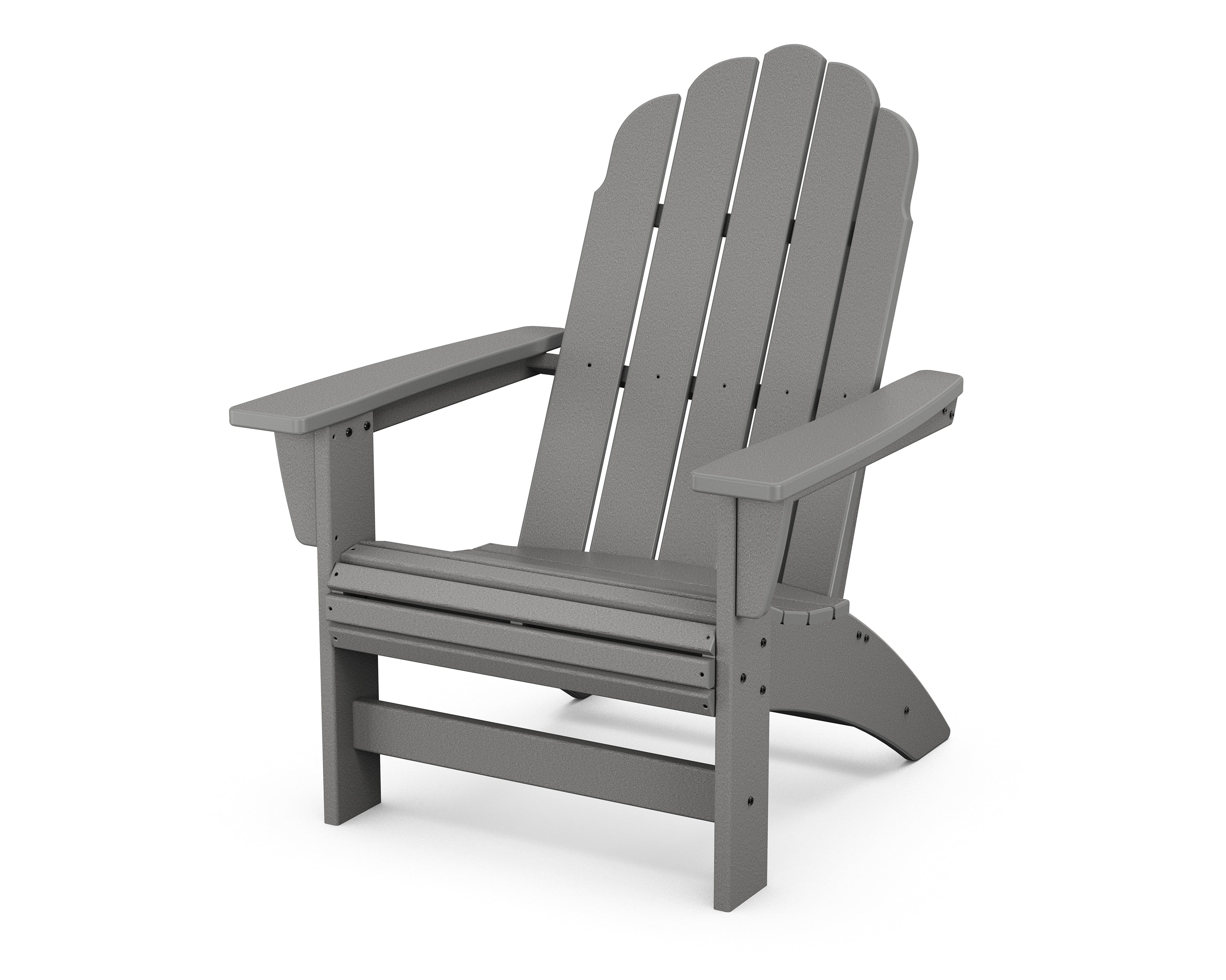 POLYWOOD Vineyard Grand Adirondack Chair in Slate Grey