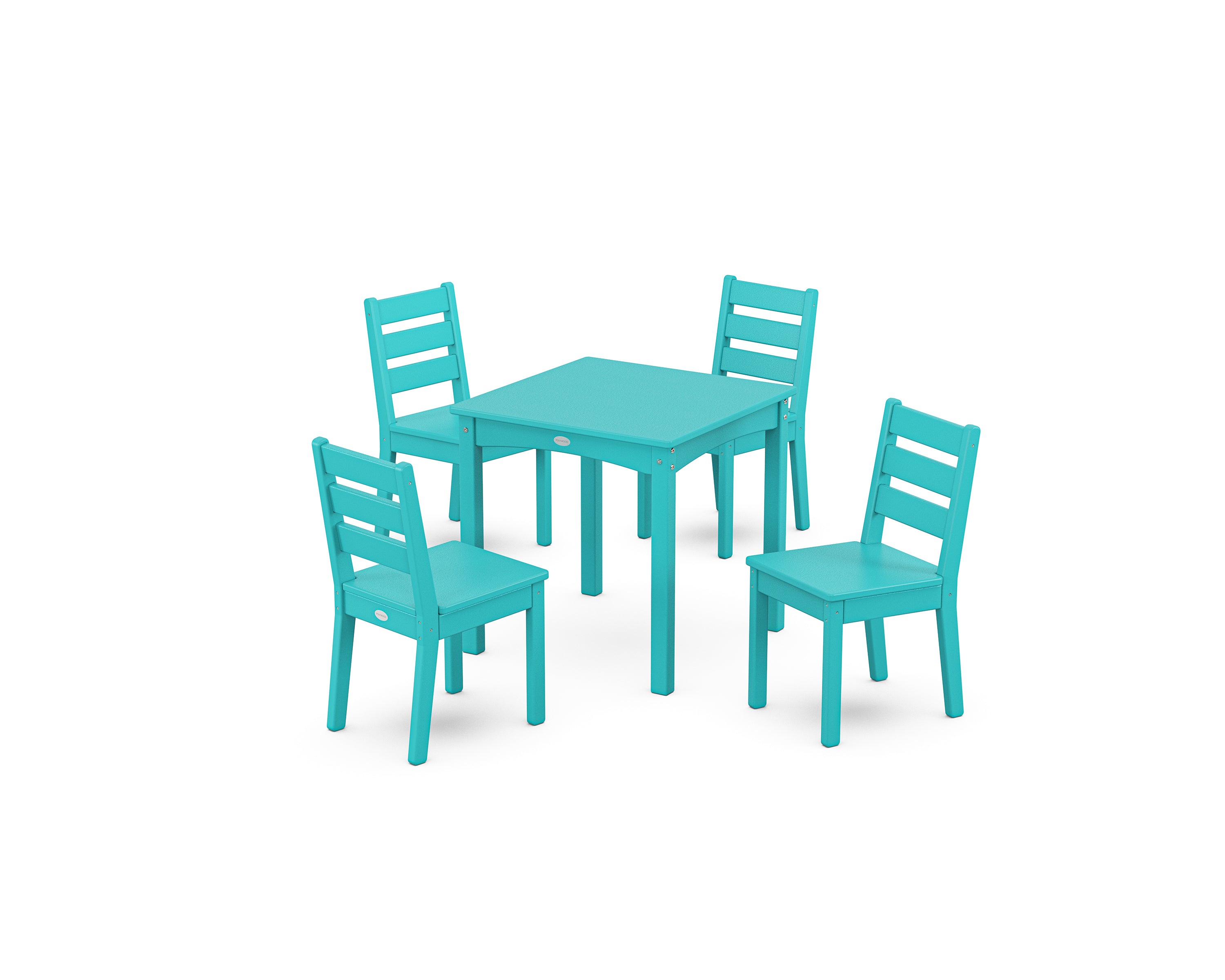 POLYWOOD Lakeside Kids 5-Piece Dining Set in Aruba