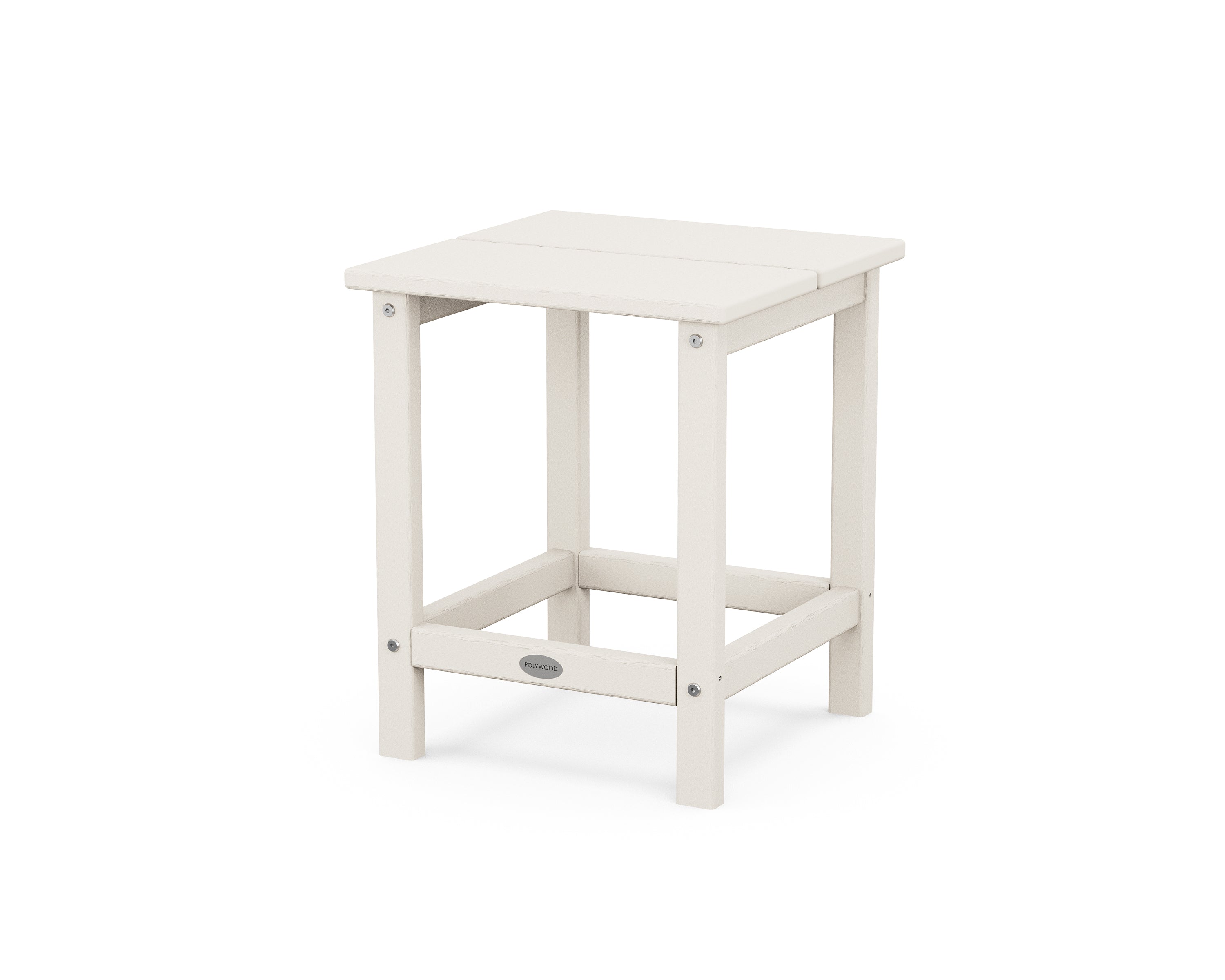 POLYWOOD Studio Square Side Table in Sand