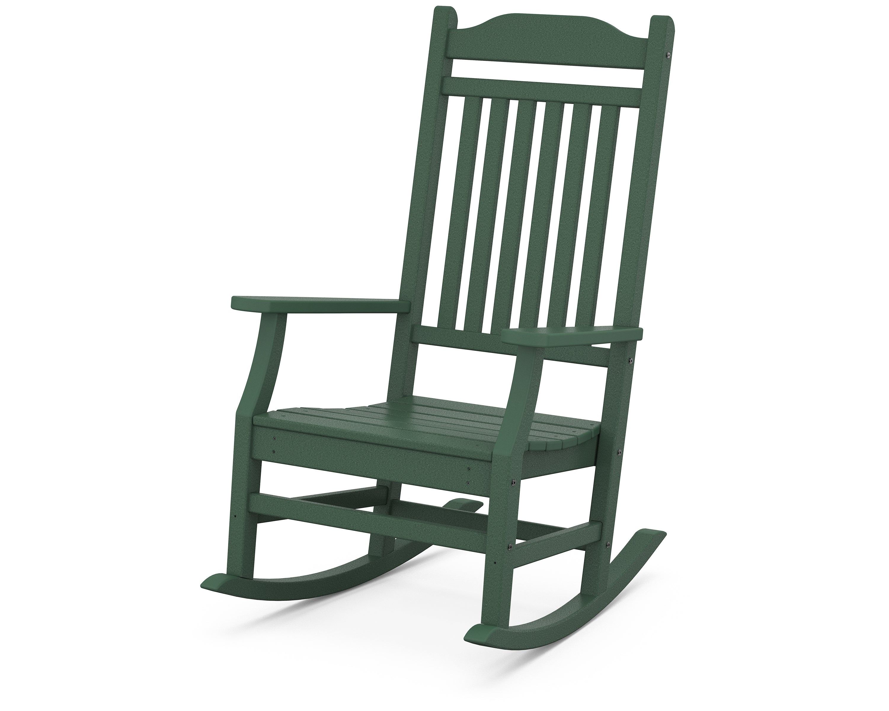 POLYWOOD Country Living Rocking Chair in Green