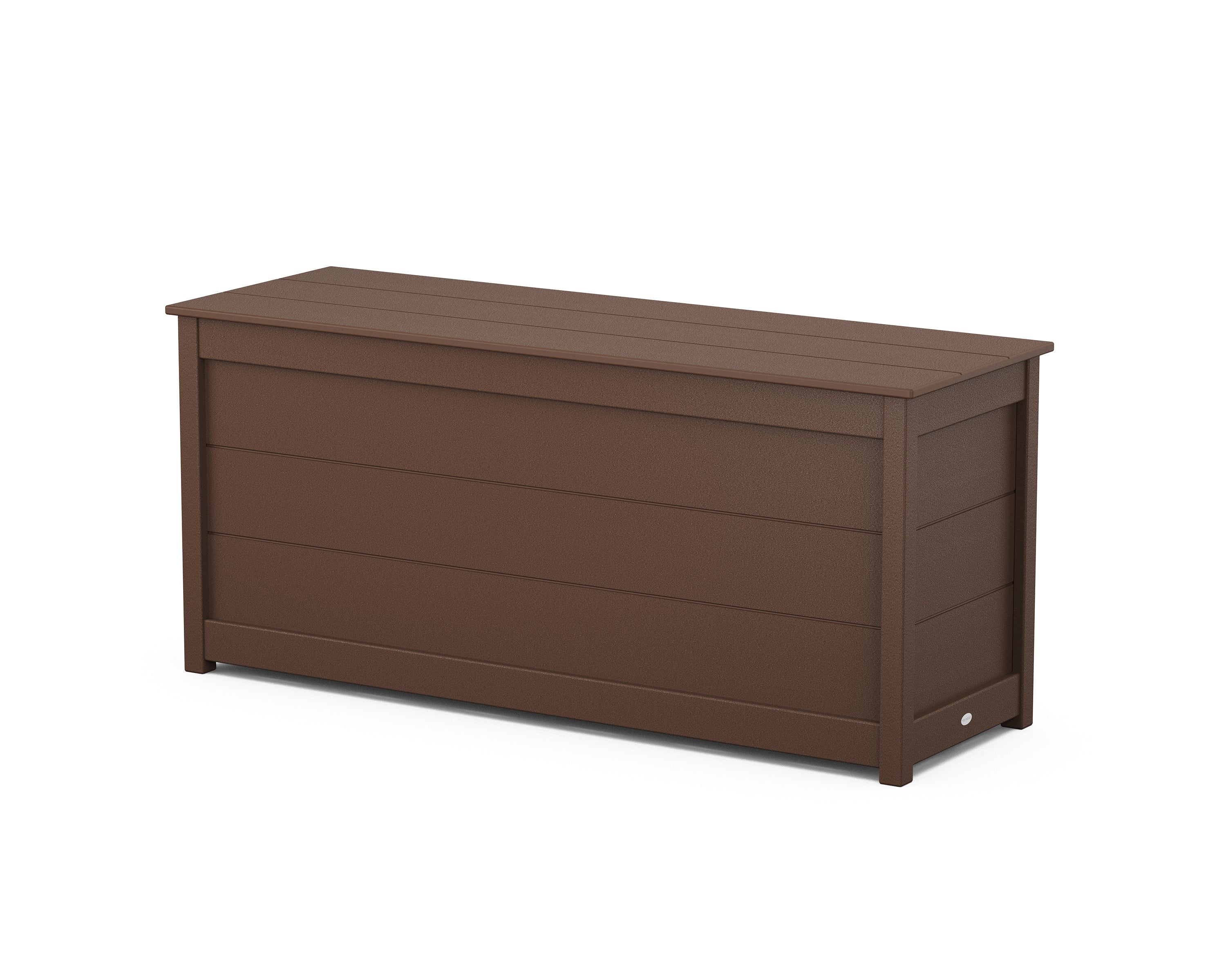 POLYWOOD 68" Console Table with Storage in Mahogany
