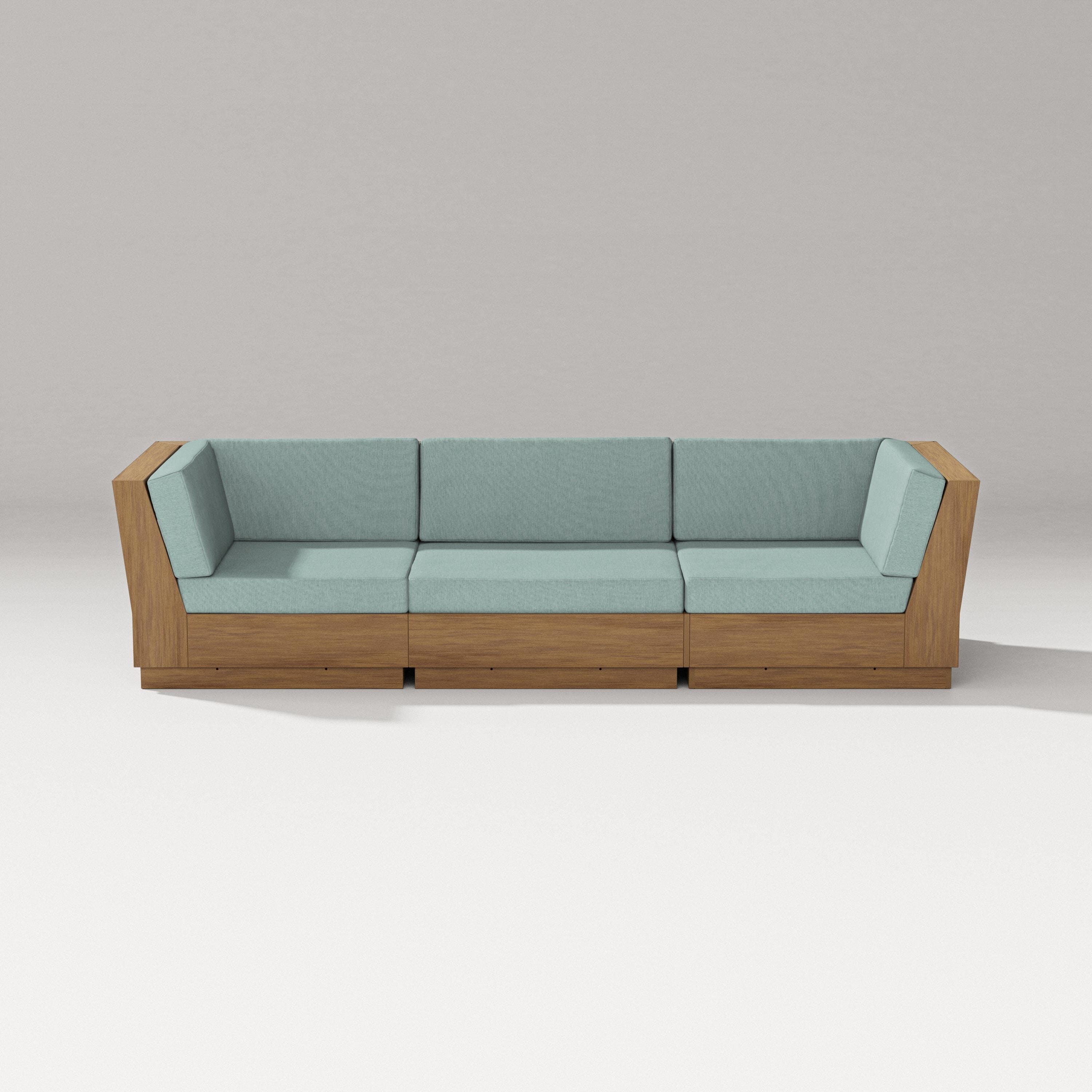 PW Designer Series Elevate Sofa Sectional in Natural / Glacier Spa