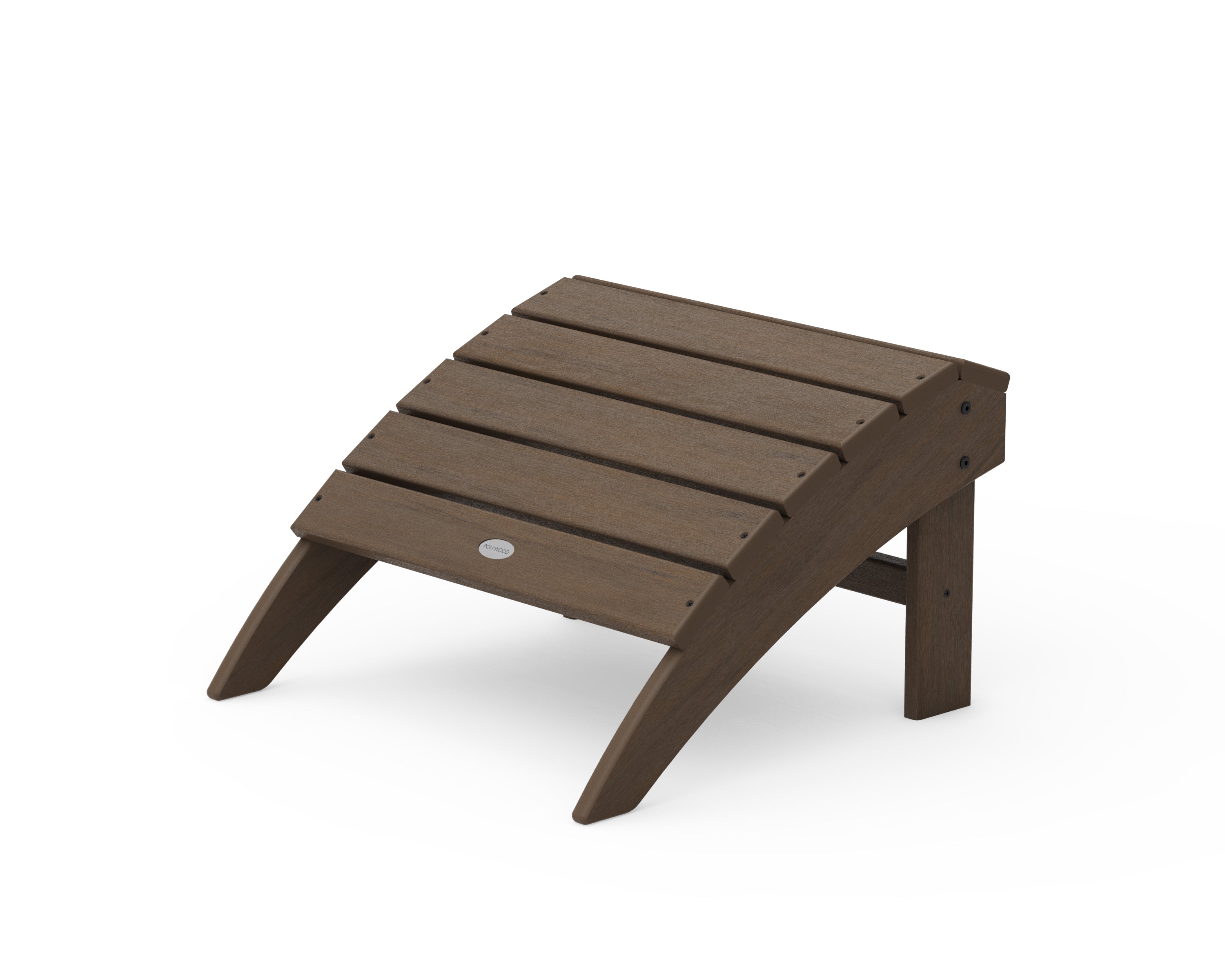 POLYWOOD Vineyard Adirondack Ottoman in Kona