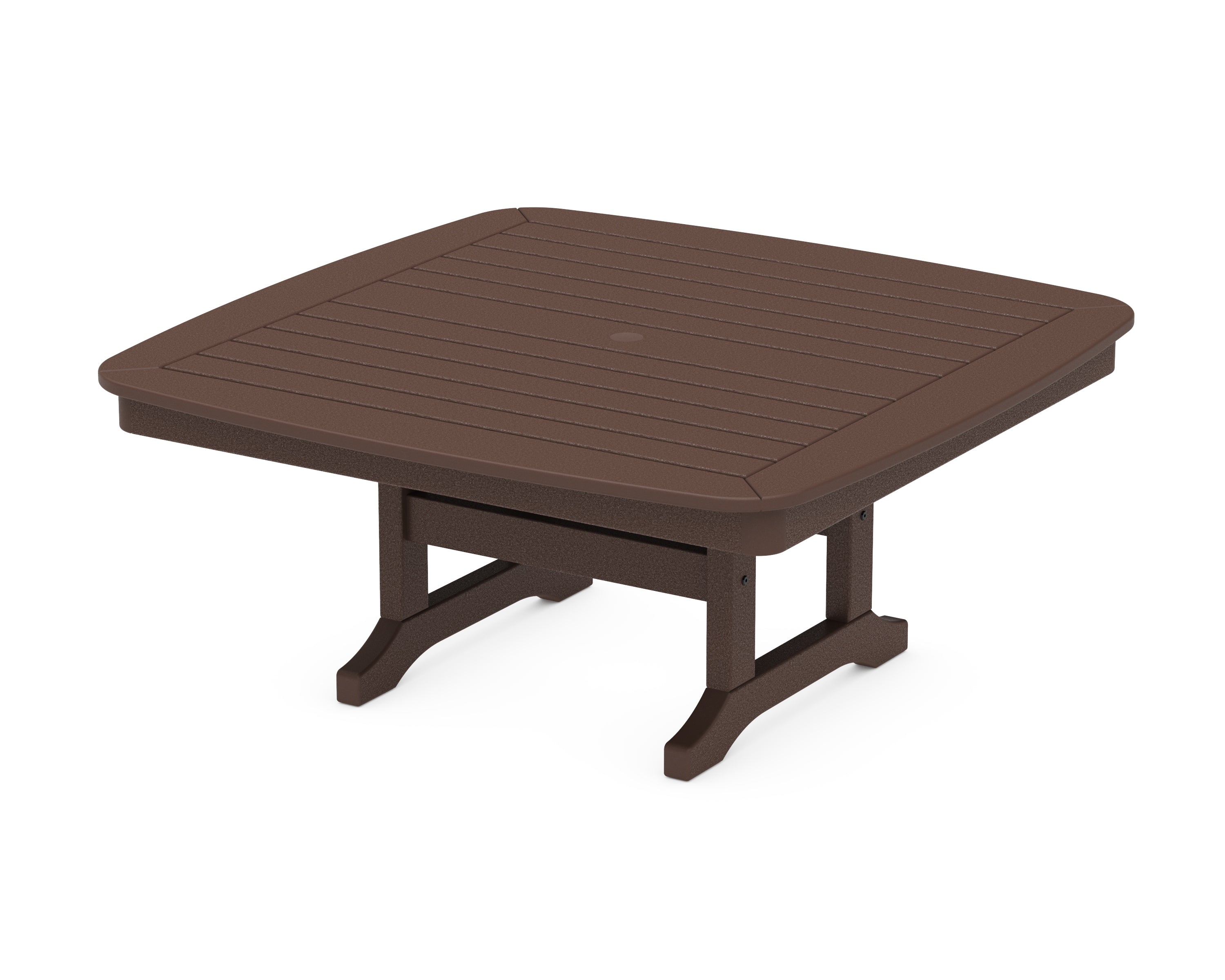 POLYWOOD Nautical 44" Conversation Table in Mahogany