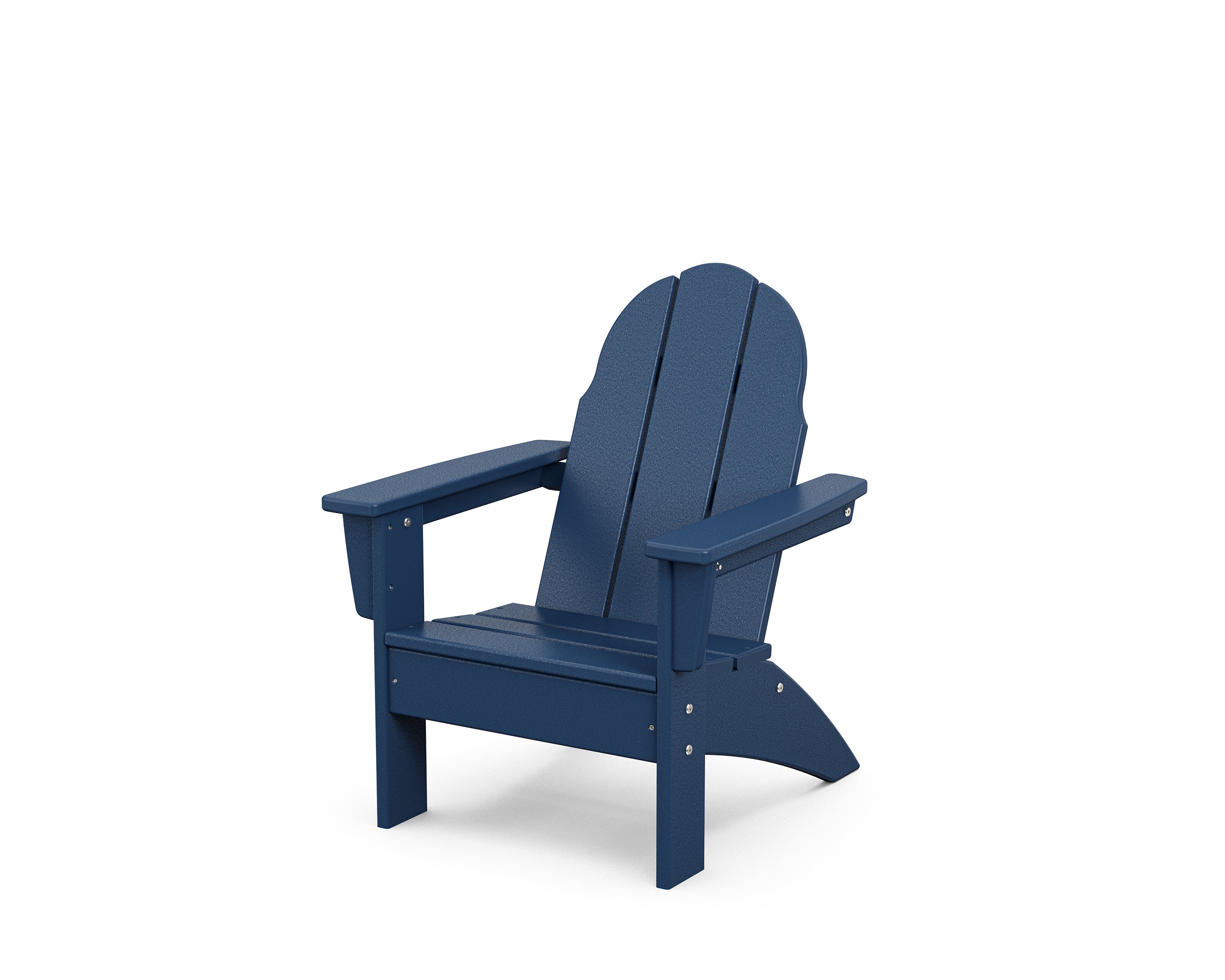 POLYWOOD Kids Vineyard Adirondack Chair in Navy