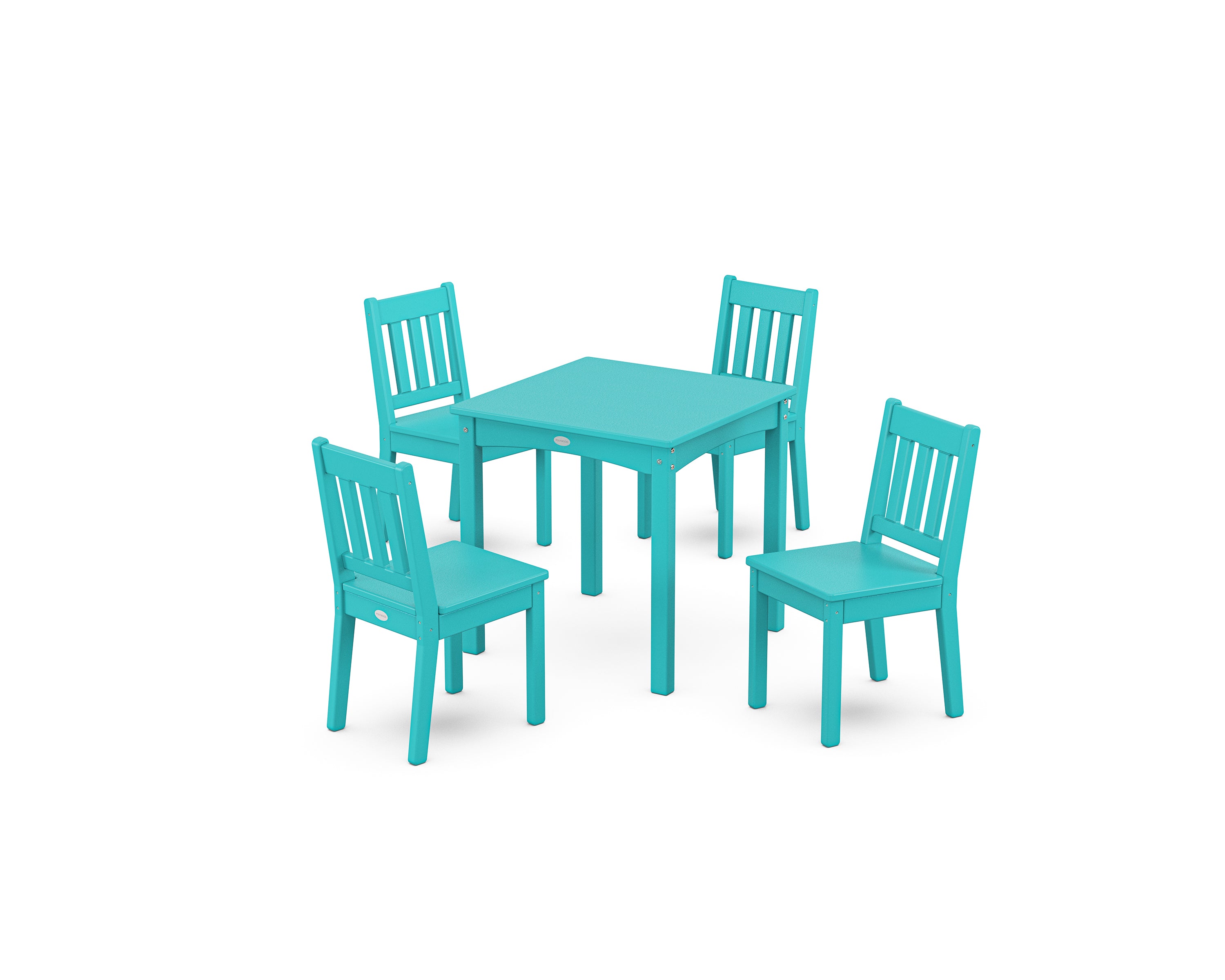 POLYWOOD Vineyard Kids 5-Piece Dining Set in Aruba