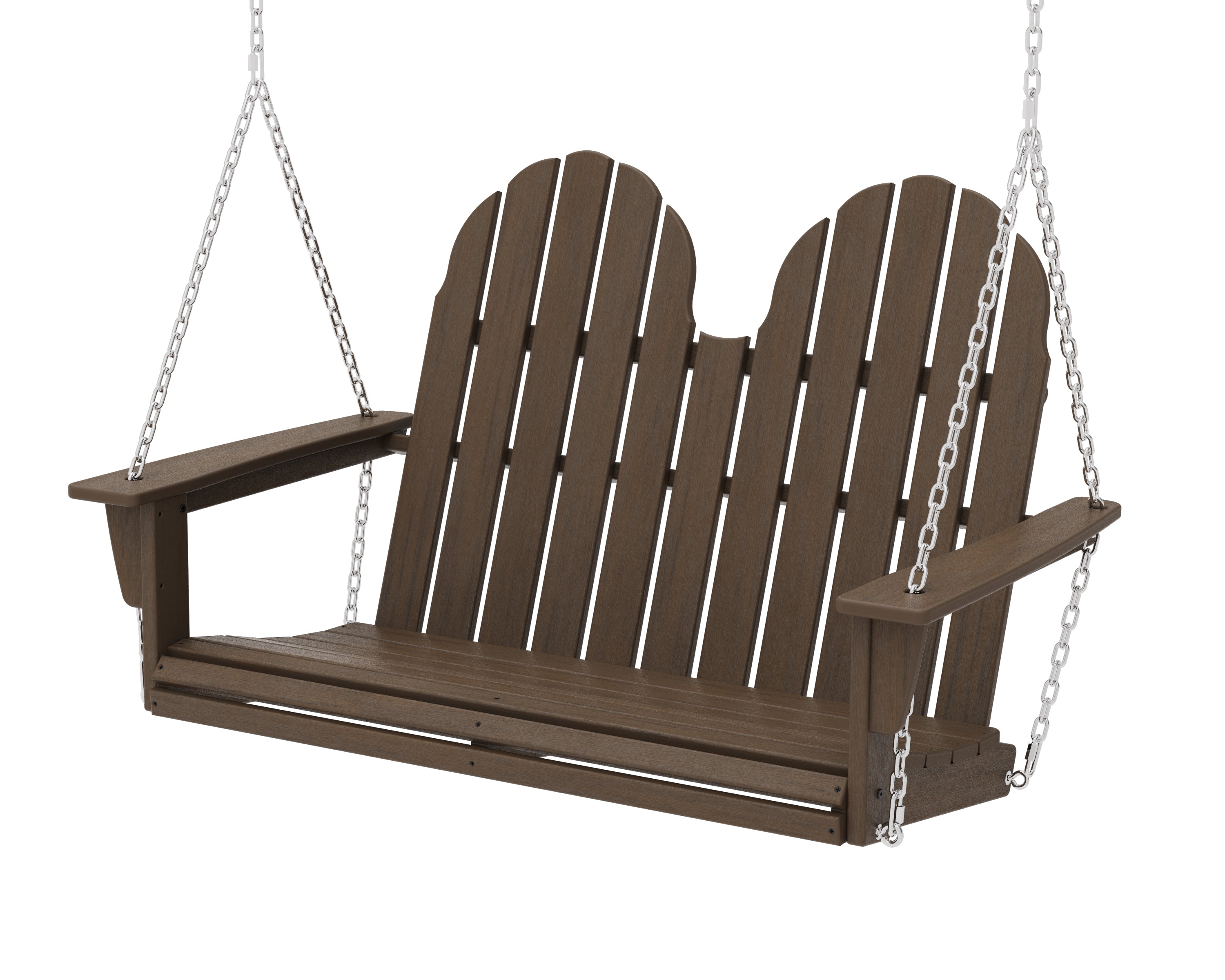 POLYWOOD Vineyard Adirondack 48" Swing in Kona