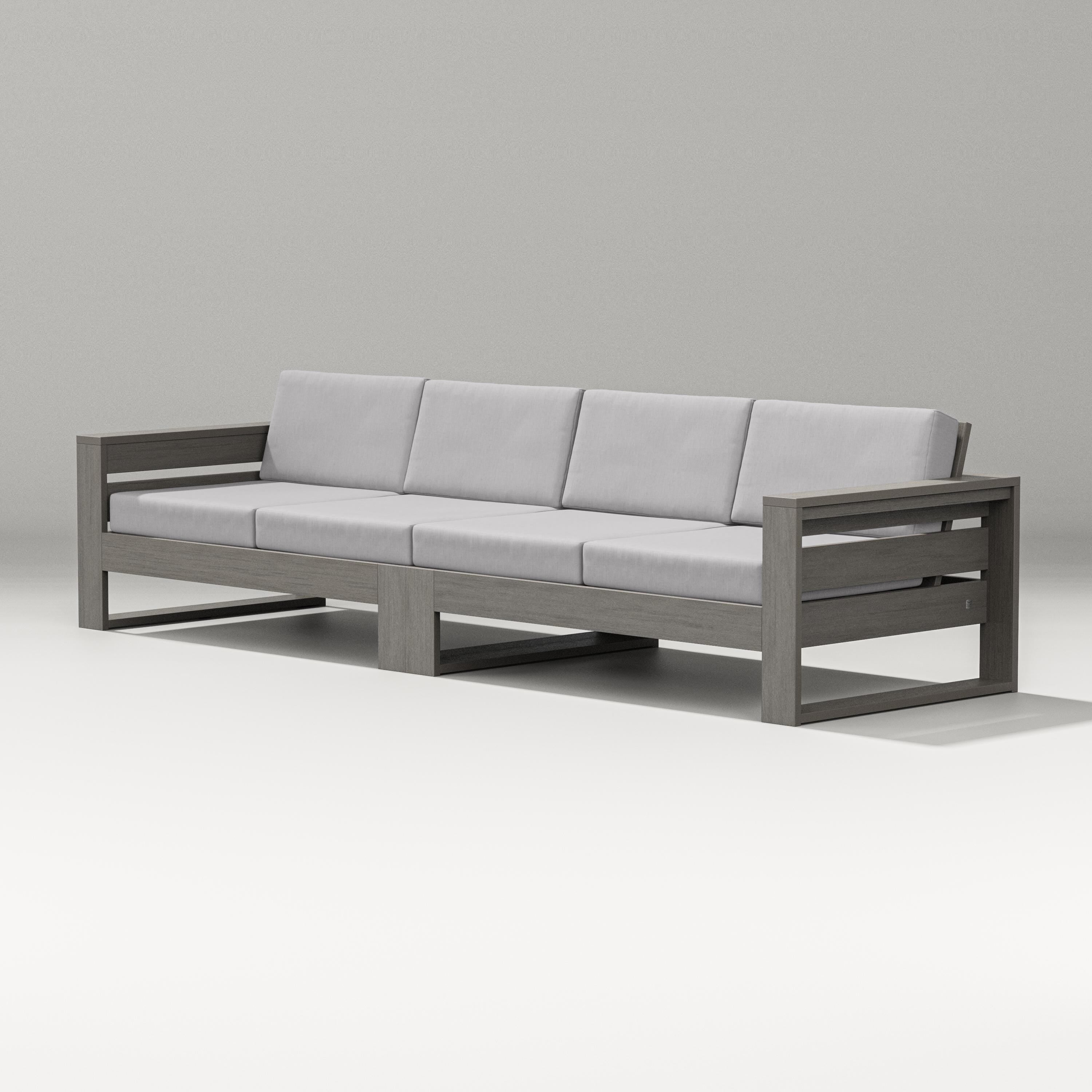 PW Designer Series Latitude Straight Sectional in Driftwood / Granite
