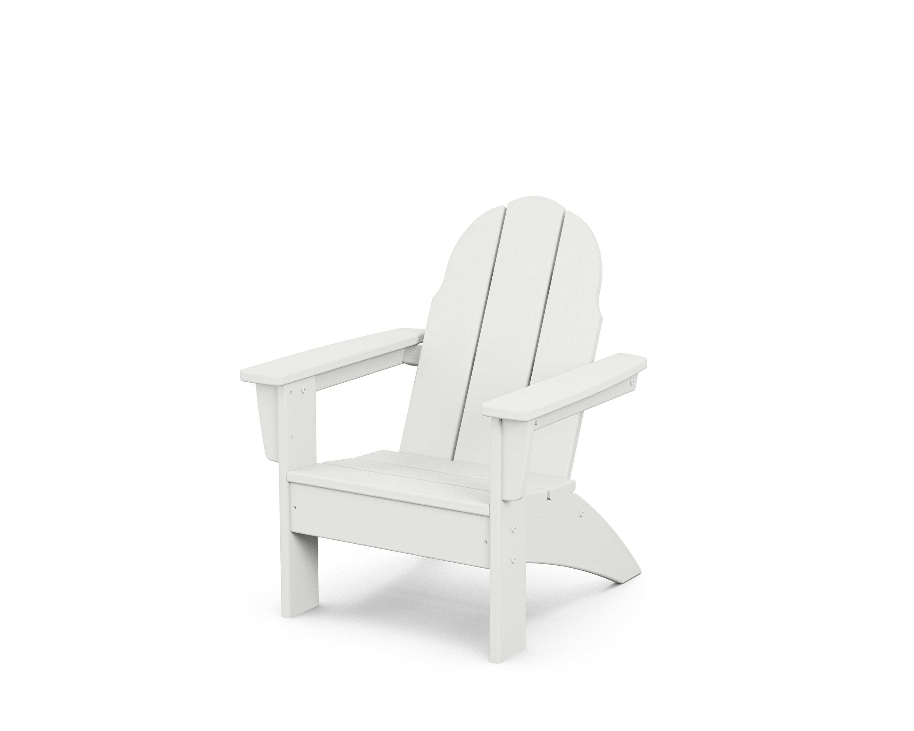 POLYWOOD Kids Vineyard Adirondack Chair in White