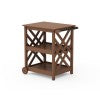 Country Living Wovendale Bar Cart in Teak
