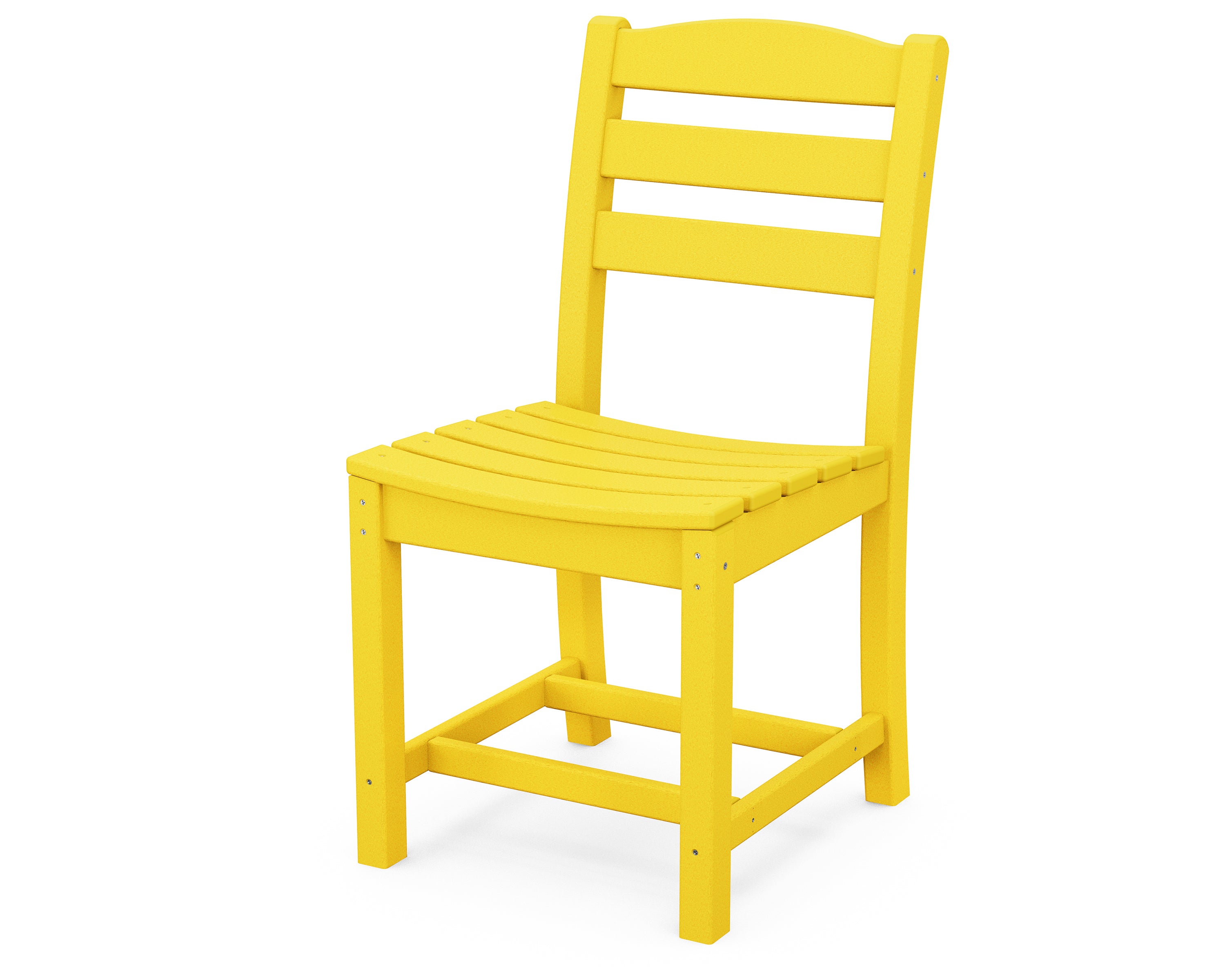 POLYWOOD La Casa Café Dining Side Chair in Lemon