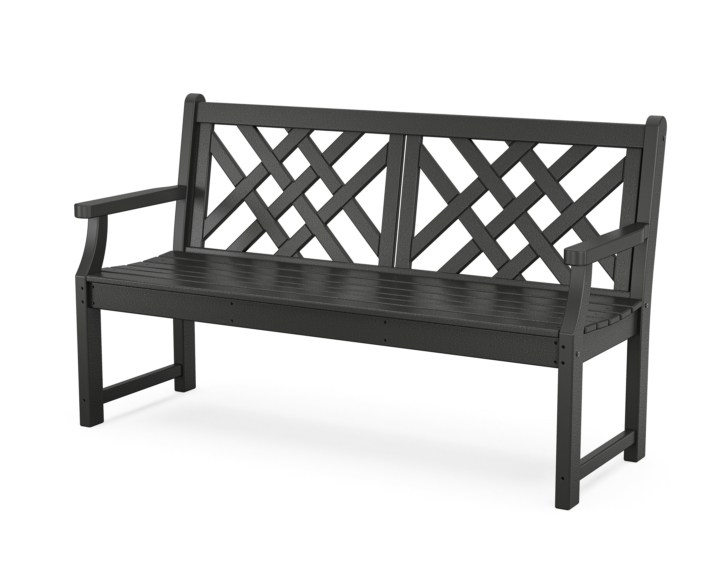 Country Living Wovendale 60” Bench in Black