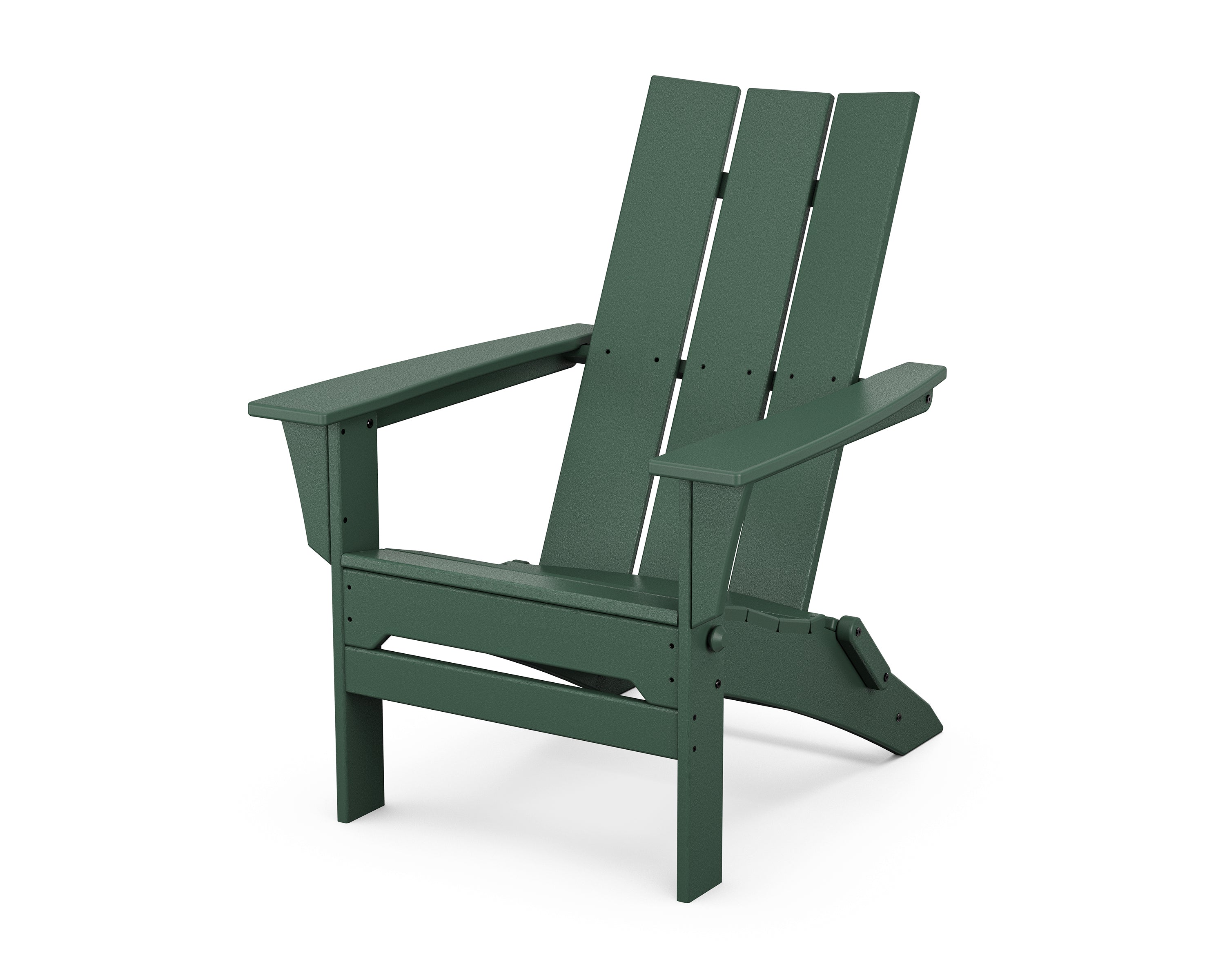 POLYWOOD Modern Folding Adirondack in Green