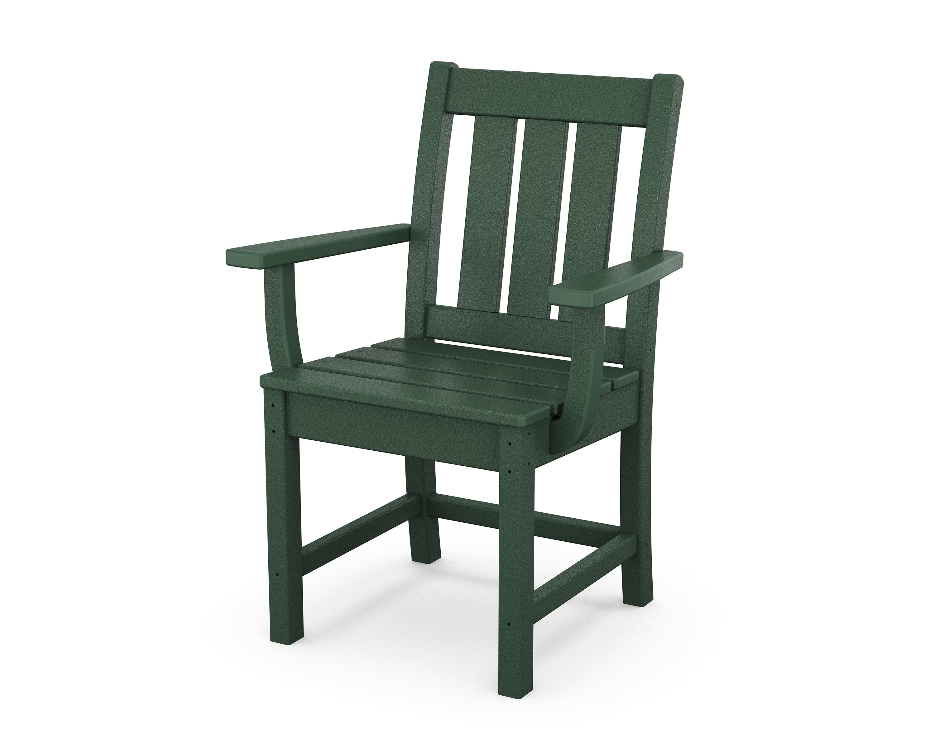 POLYWOOD Oxford Dining Arm Chair in Green