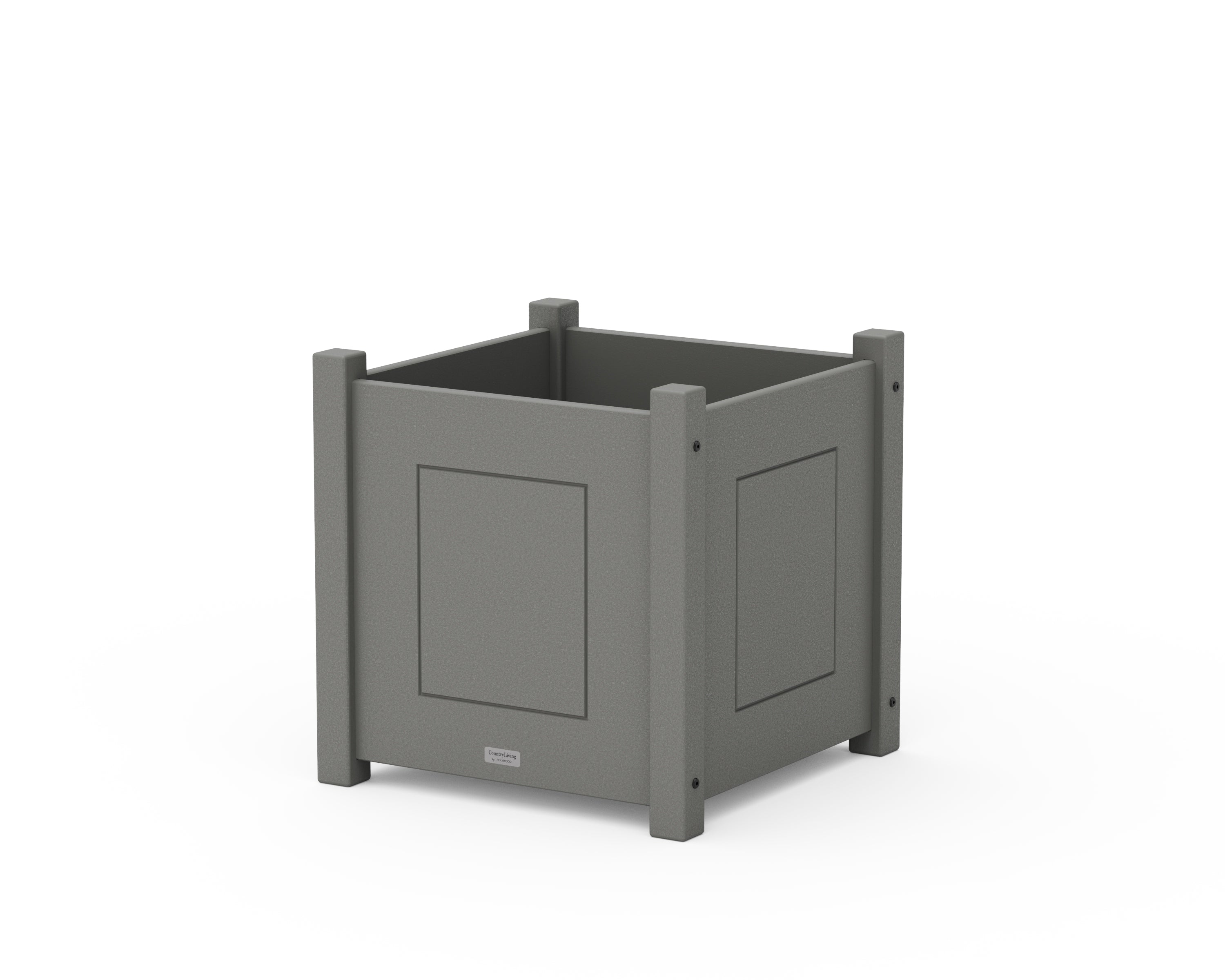 Country Living Country Living Large Square Planter Box in Slate Grey