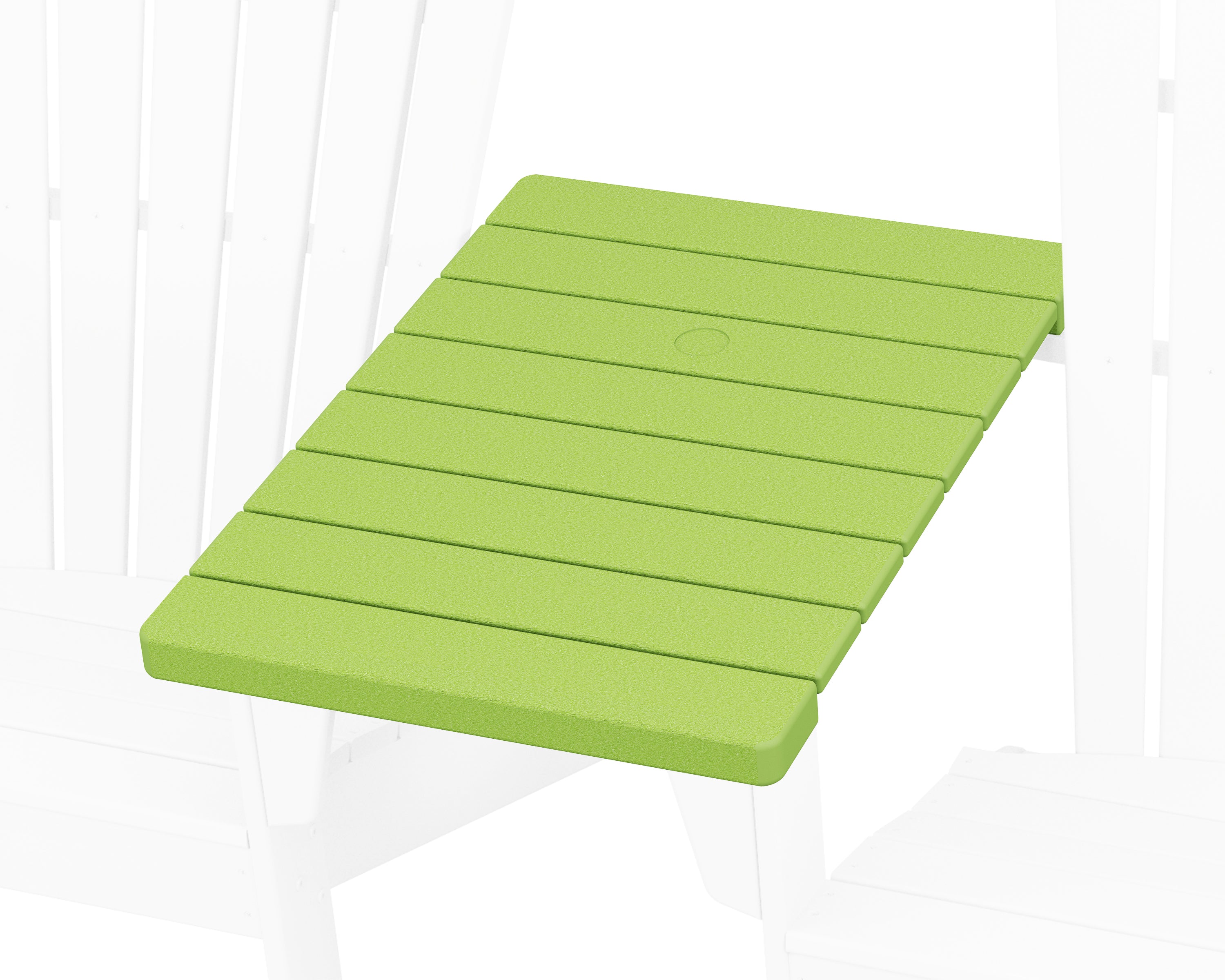 POLYWOOD Straight Adirondack Connecting Table in Lime