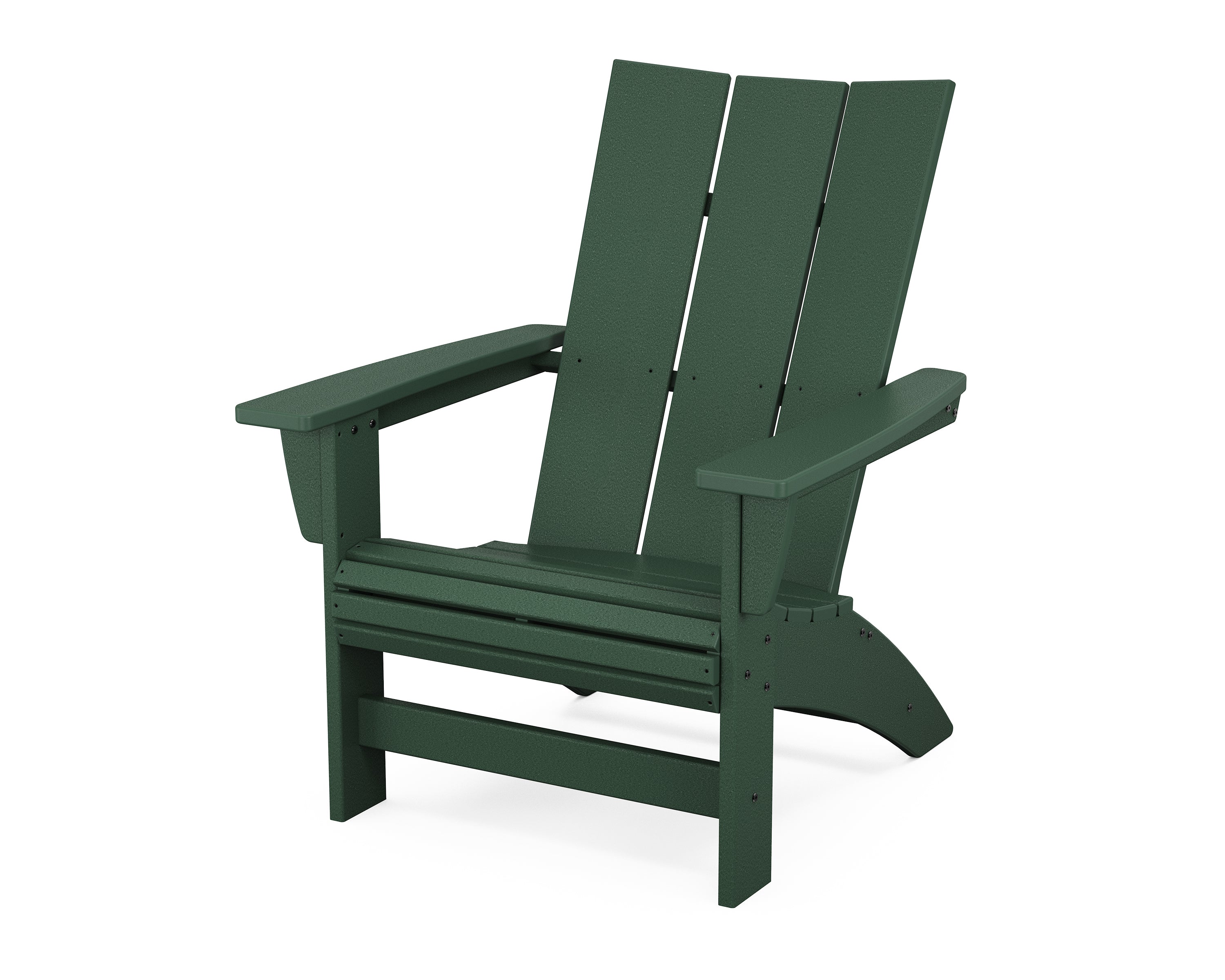 POLYWOOD Modern Grand Adirondack Chair in Green