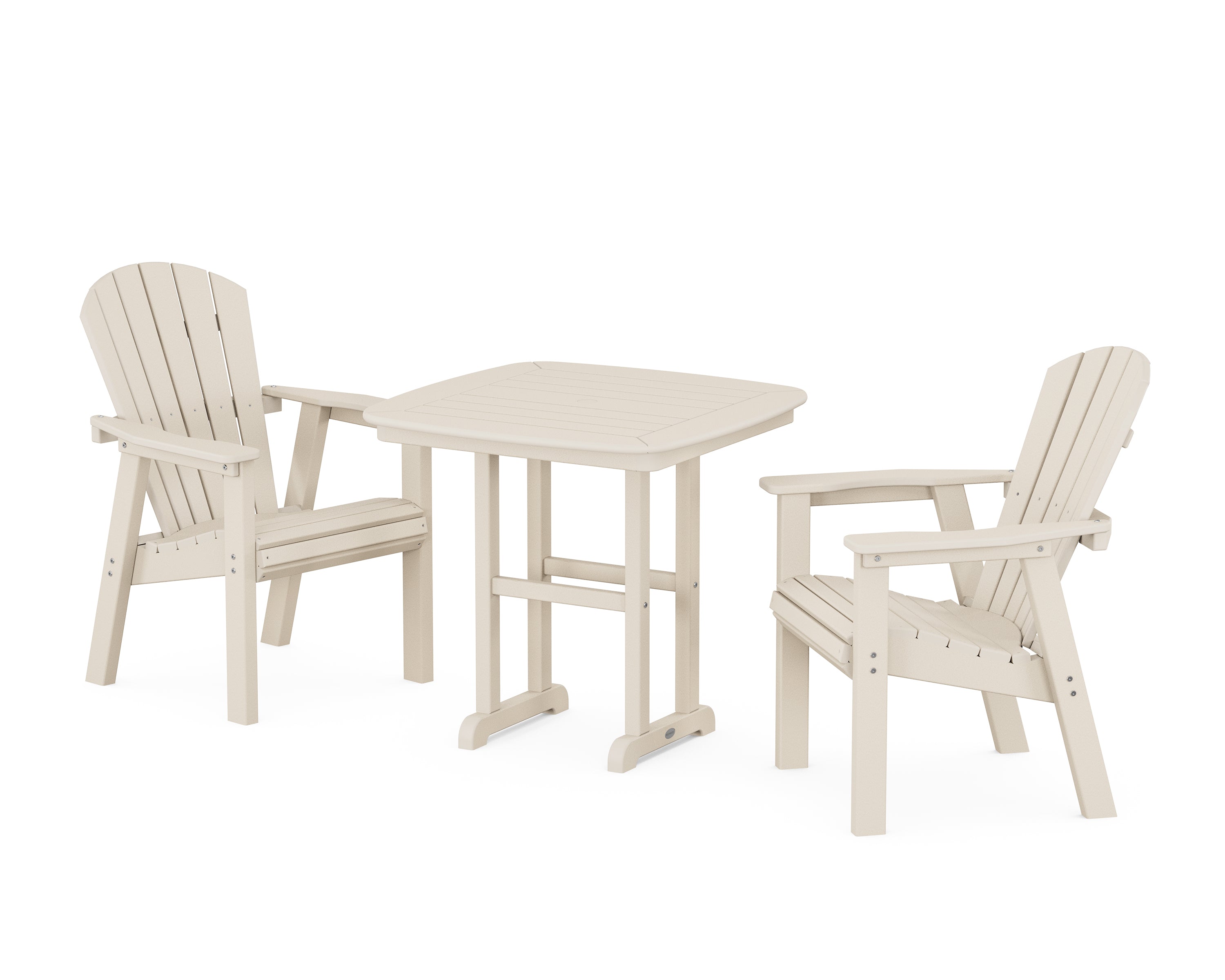 POLYWOOD® Seashell 3-Piece Dining Set in Sand