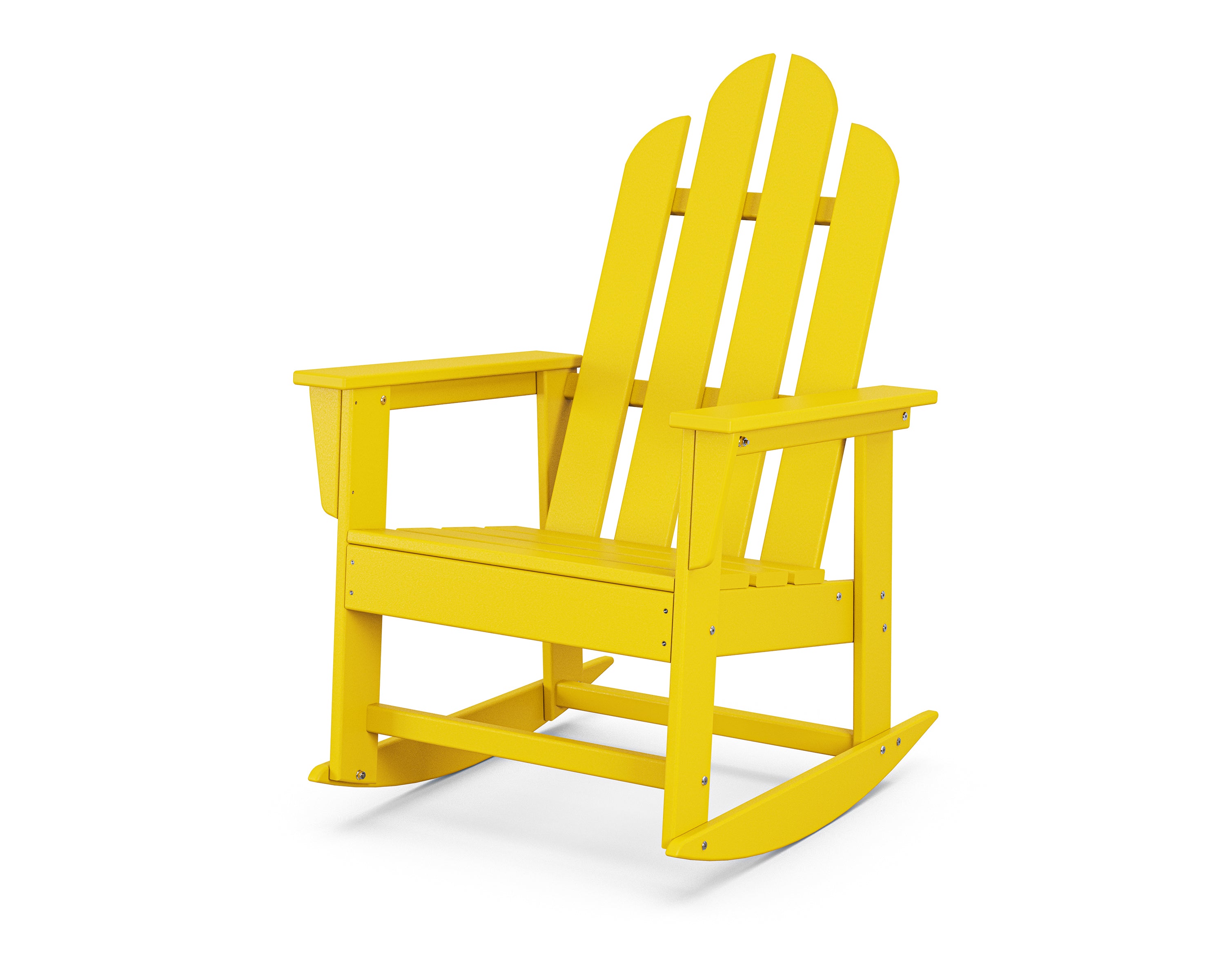 POLYWOOD® Long Island Rocking Chair in Lemon