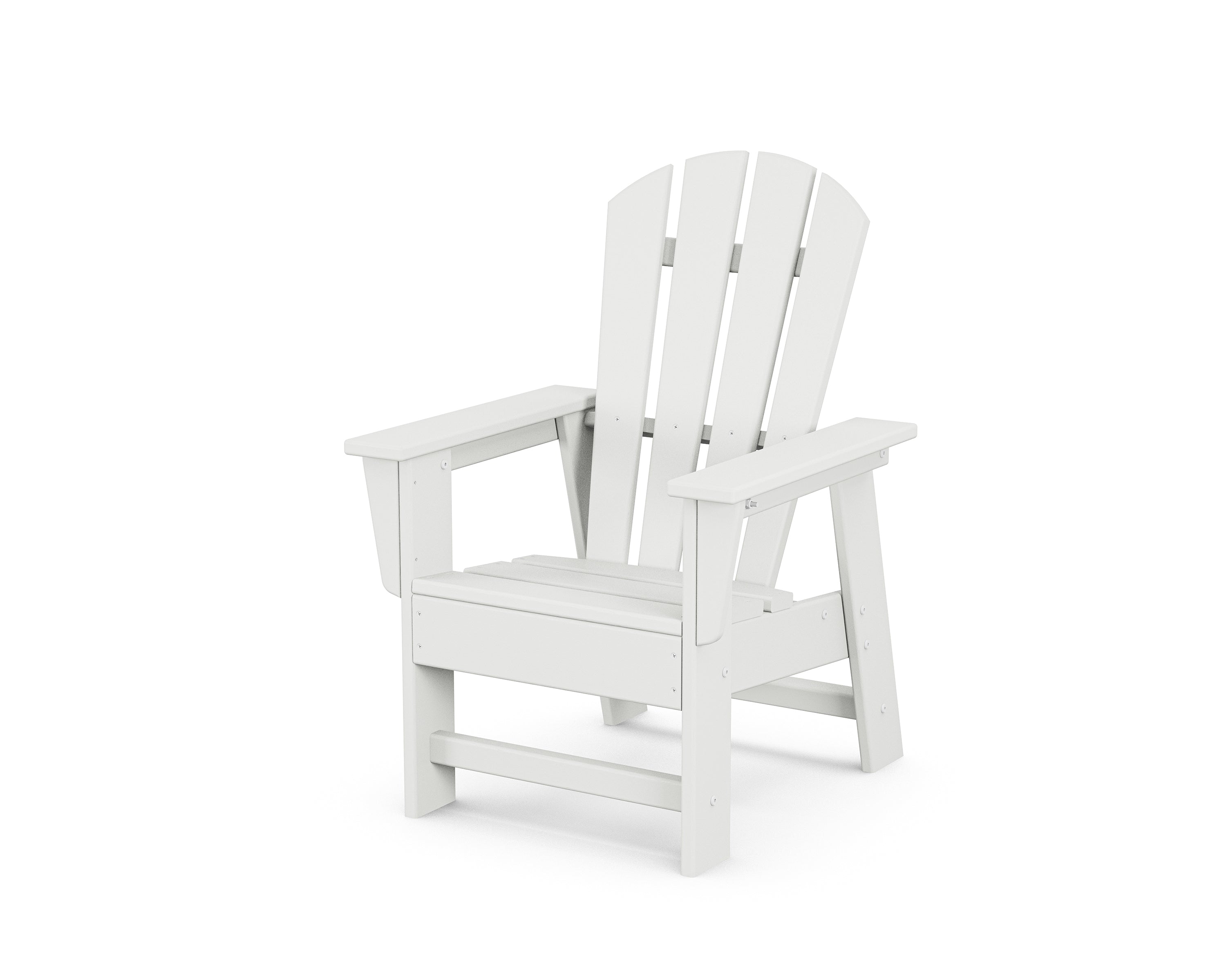 POLYWOOD Kids Adirondack Chair in White