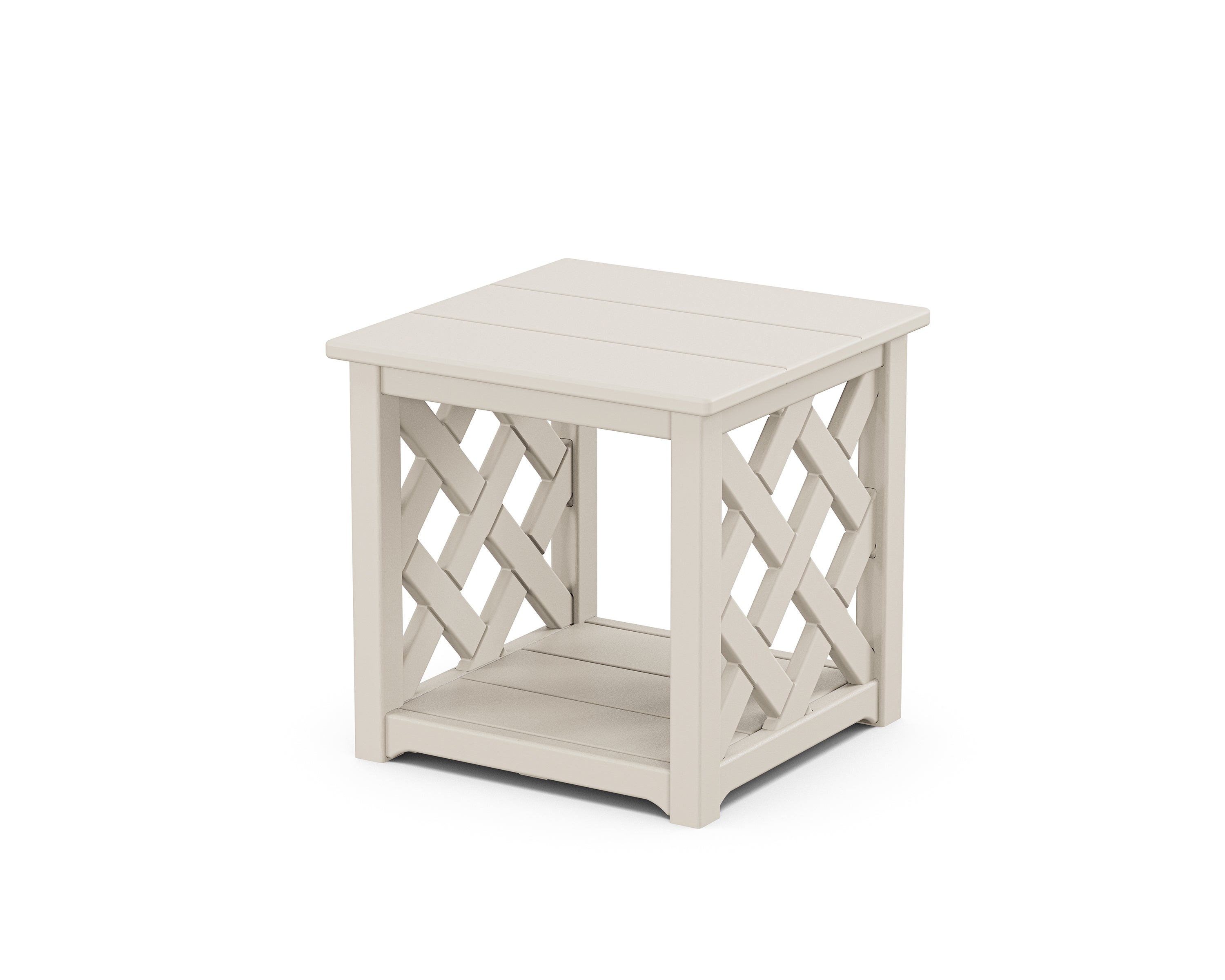 Country Living Wovendale Accent Table in Sand