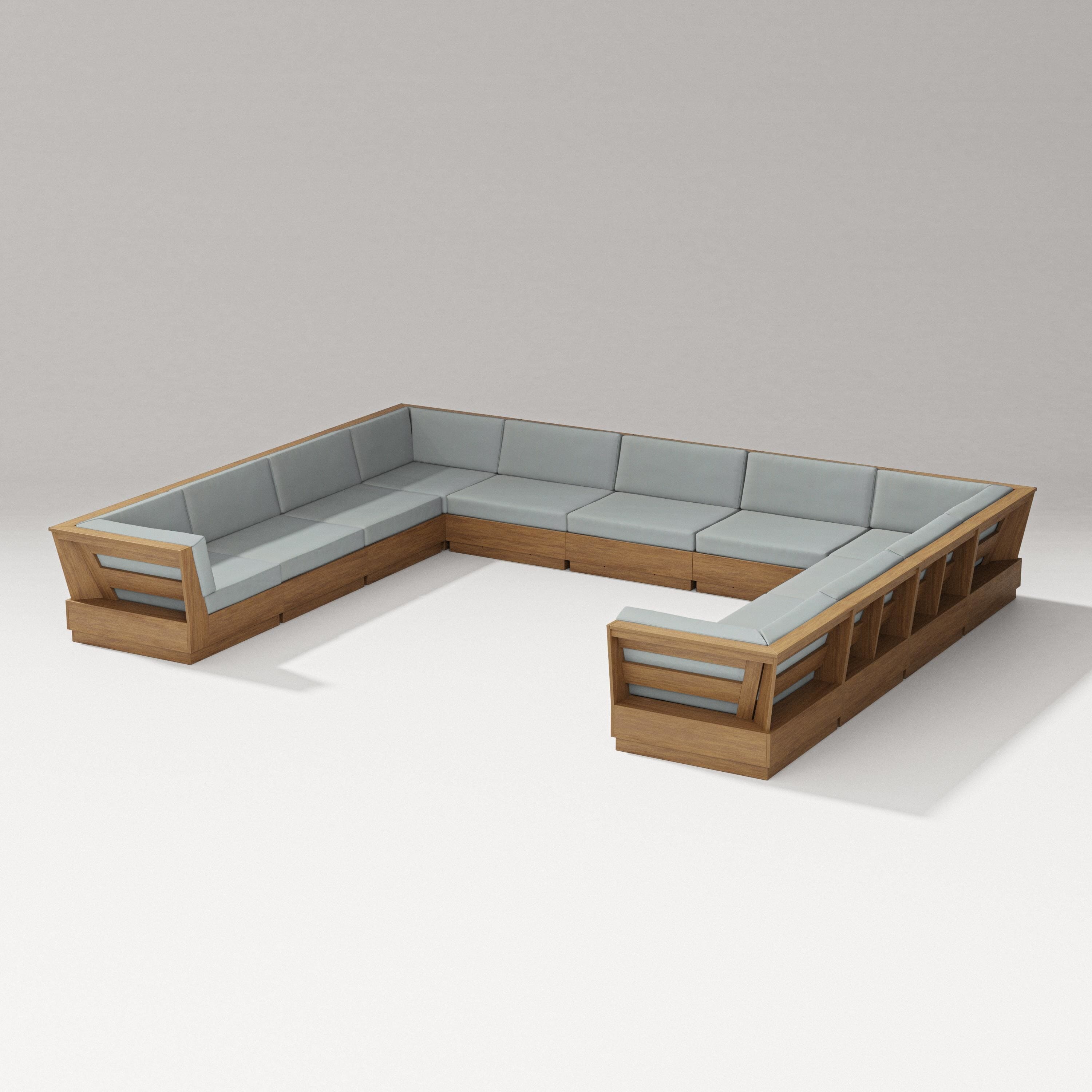PW Designer Series Elevate Large U-Shaped Sectional in Natural / Spa