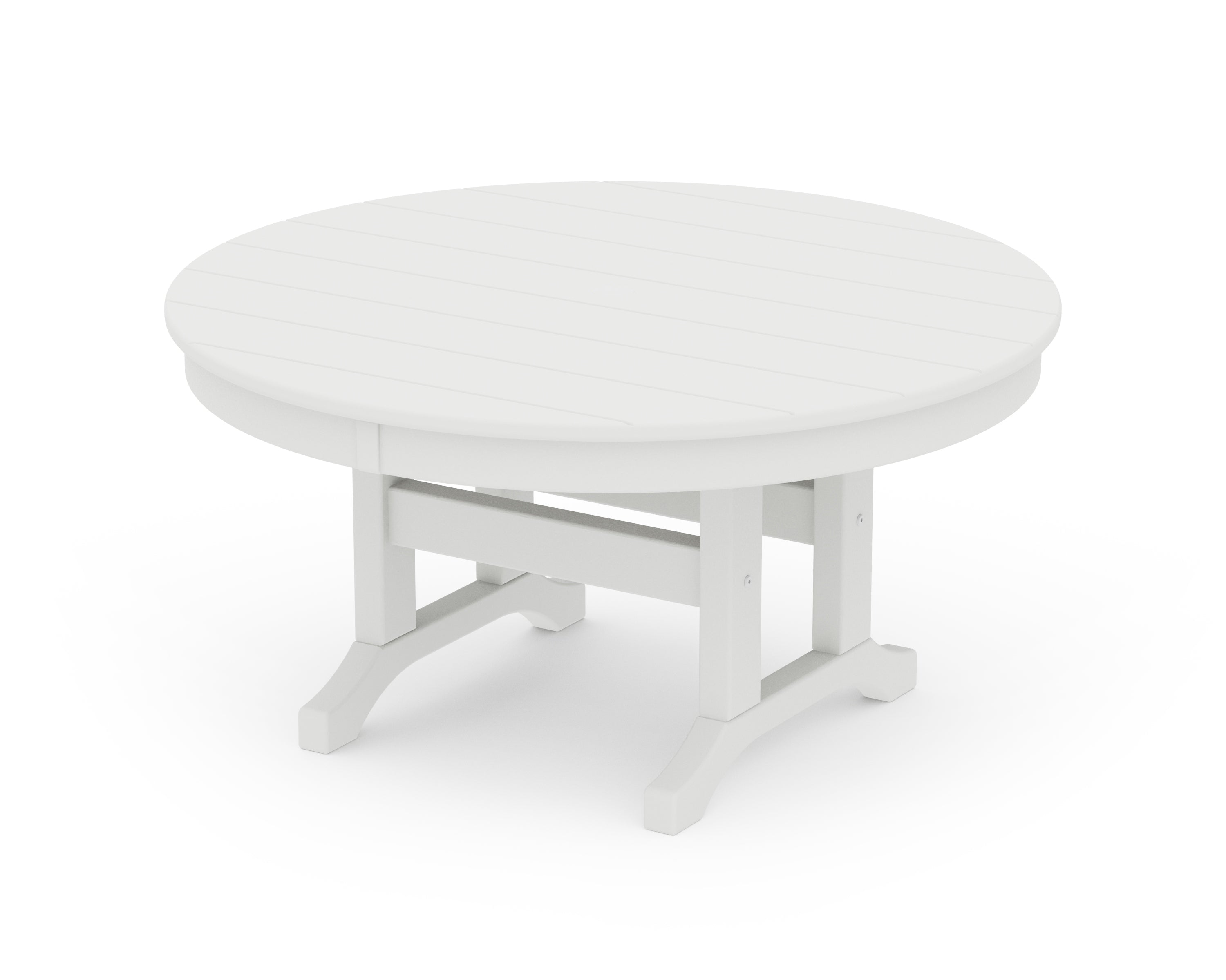 POLYWOOD Round 36" Conversation Table in White
