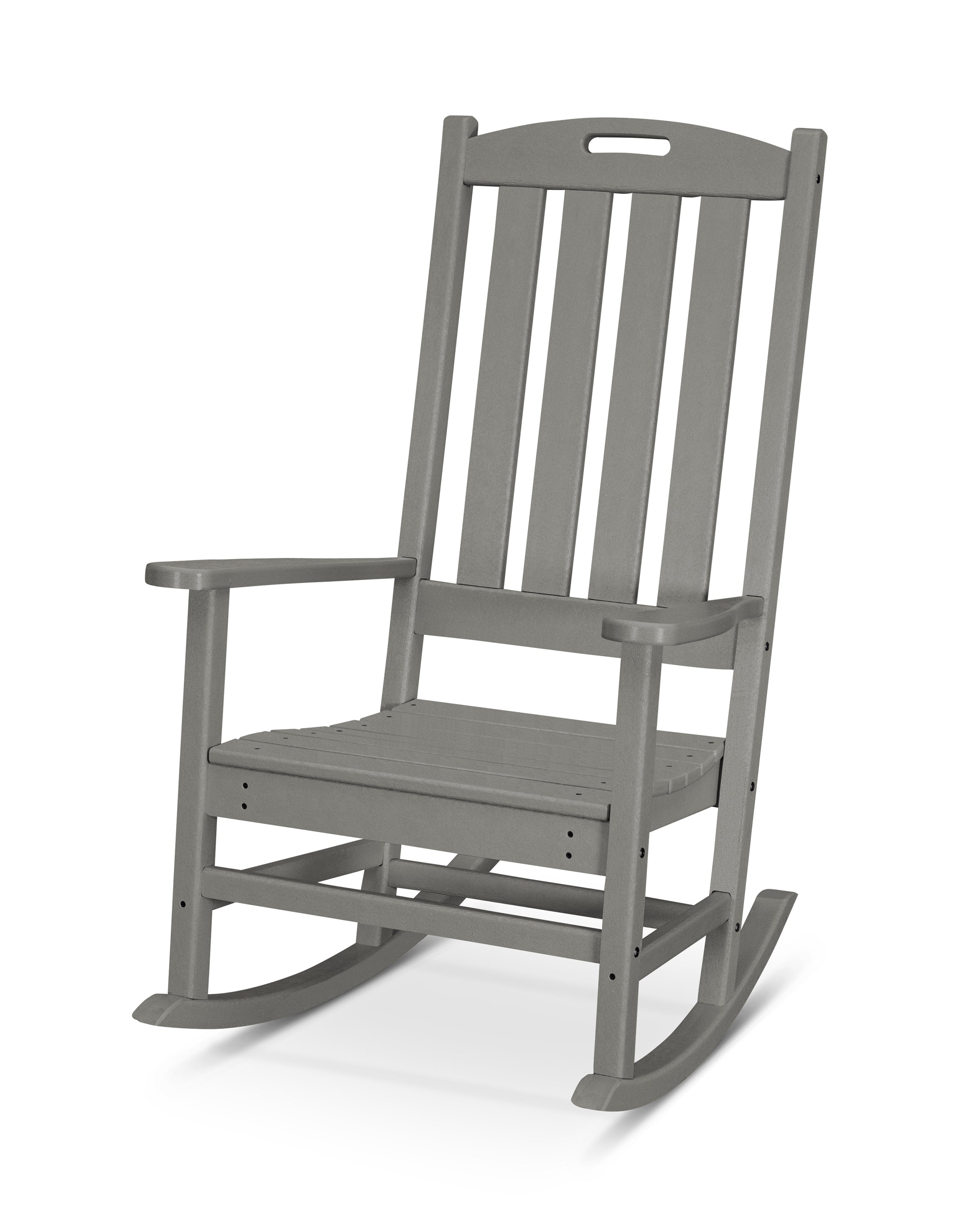 POLYWOOD® Nautical Porch Rocking Chair in Slate Grey