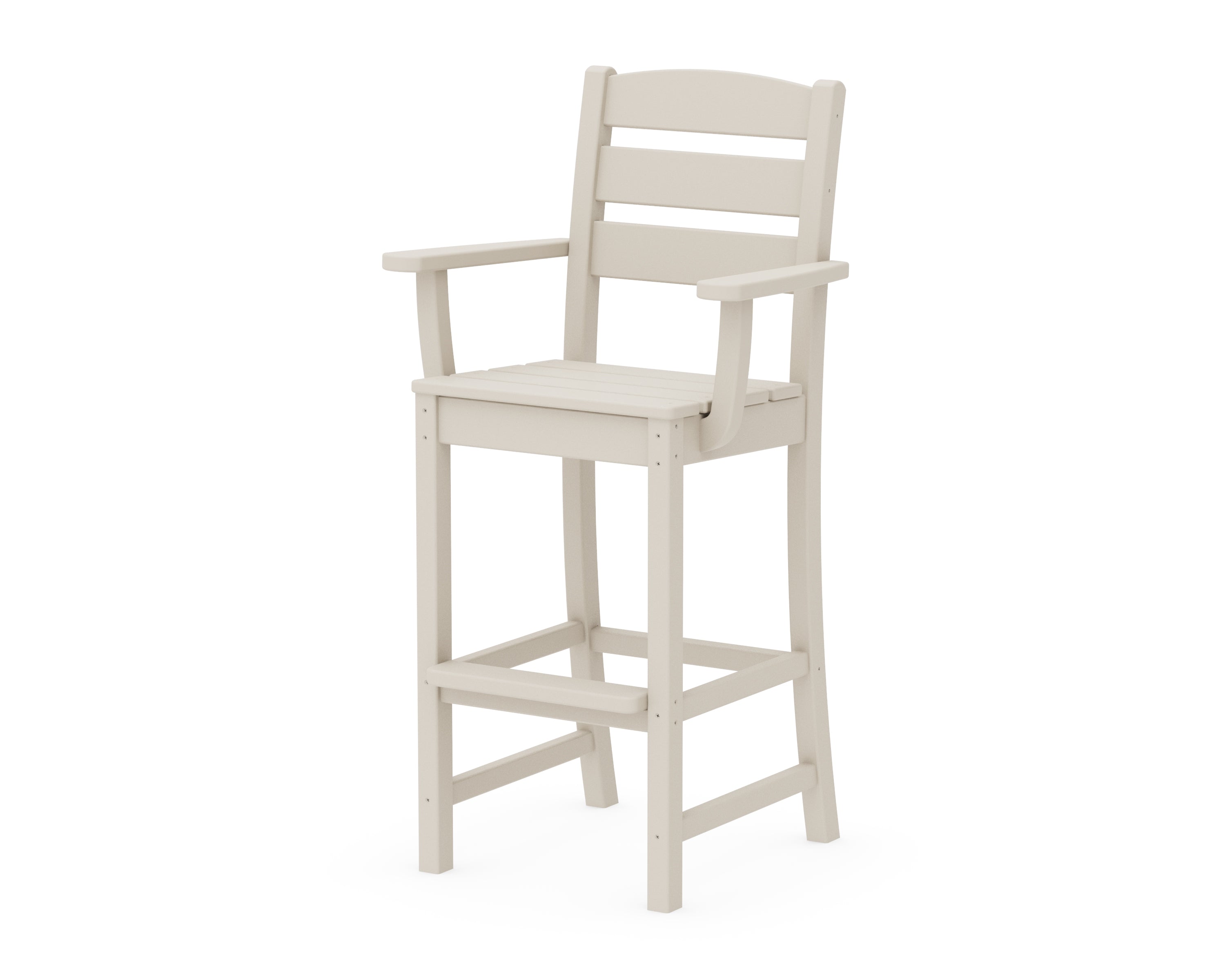 POLYWOOD Lakeside Bar Arm Chair in Sand