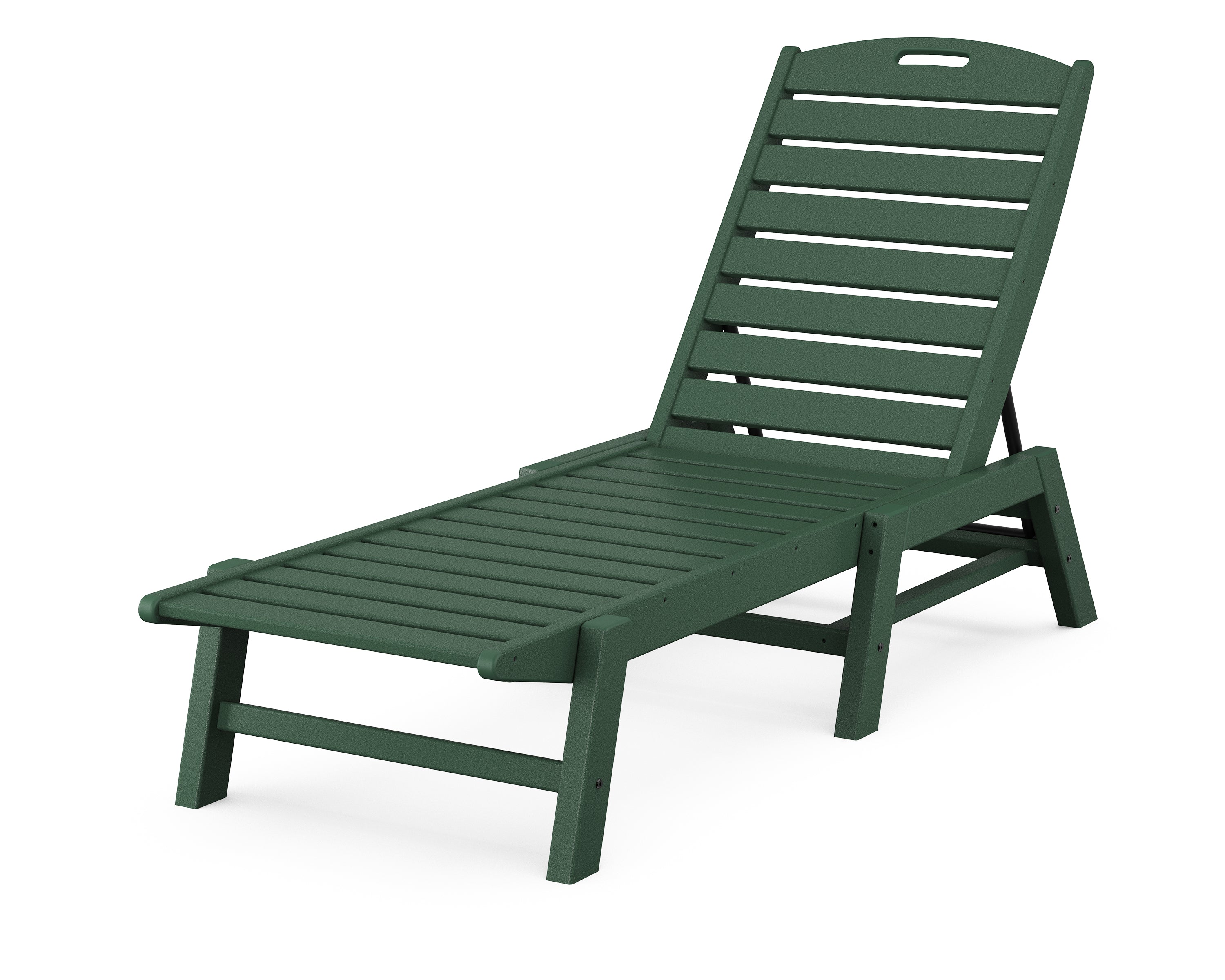 POLYWOOD® Nautical Chaise in Green