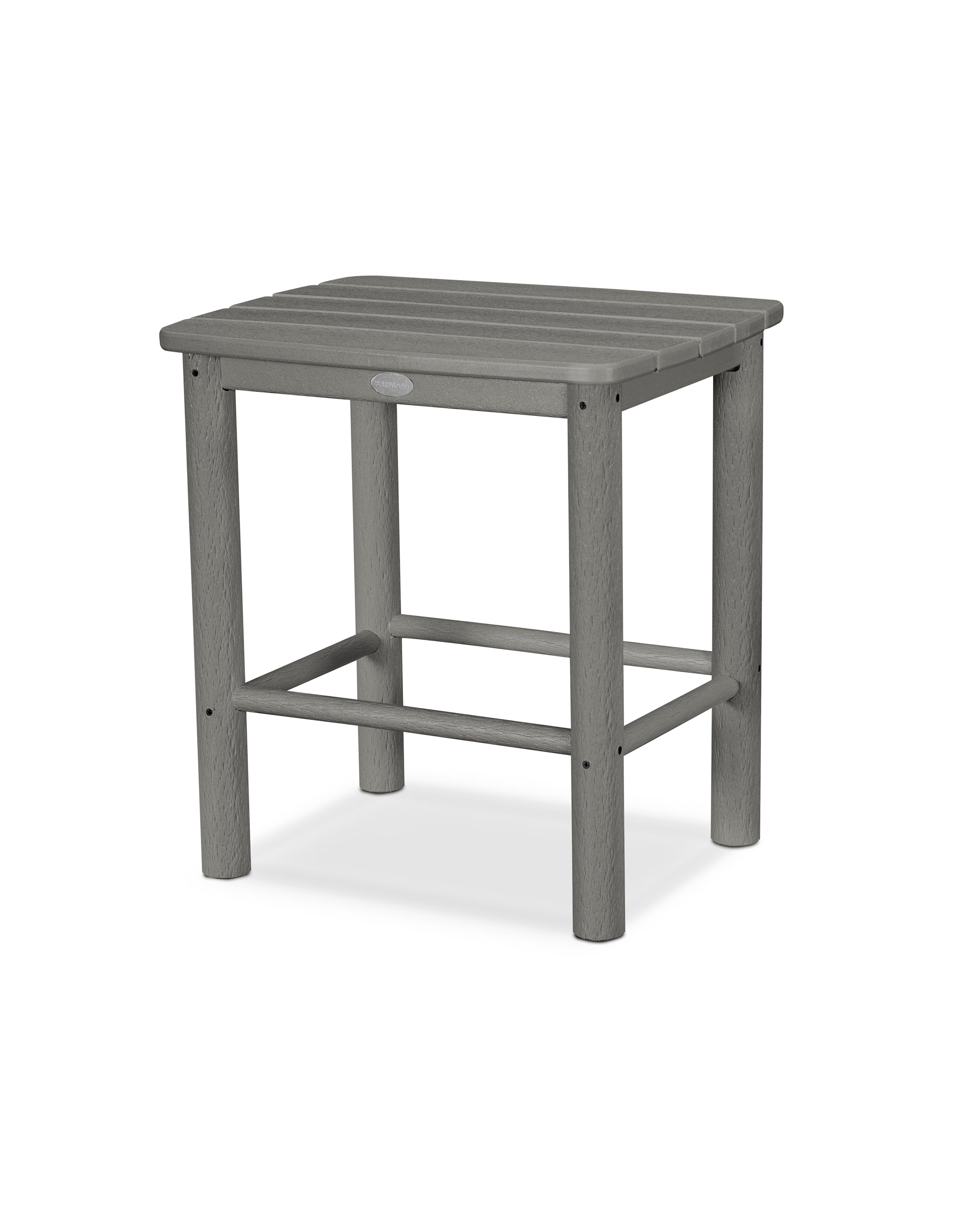 POLYWOOD McGavin Side Table in Slate Grey