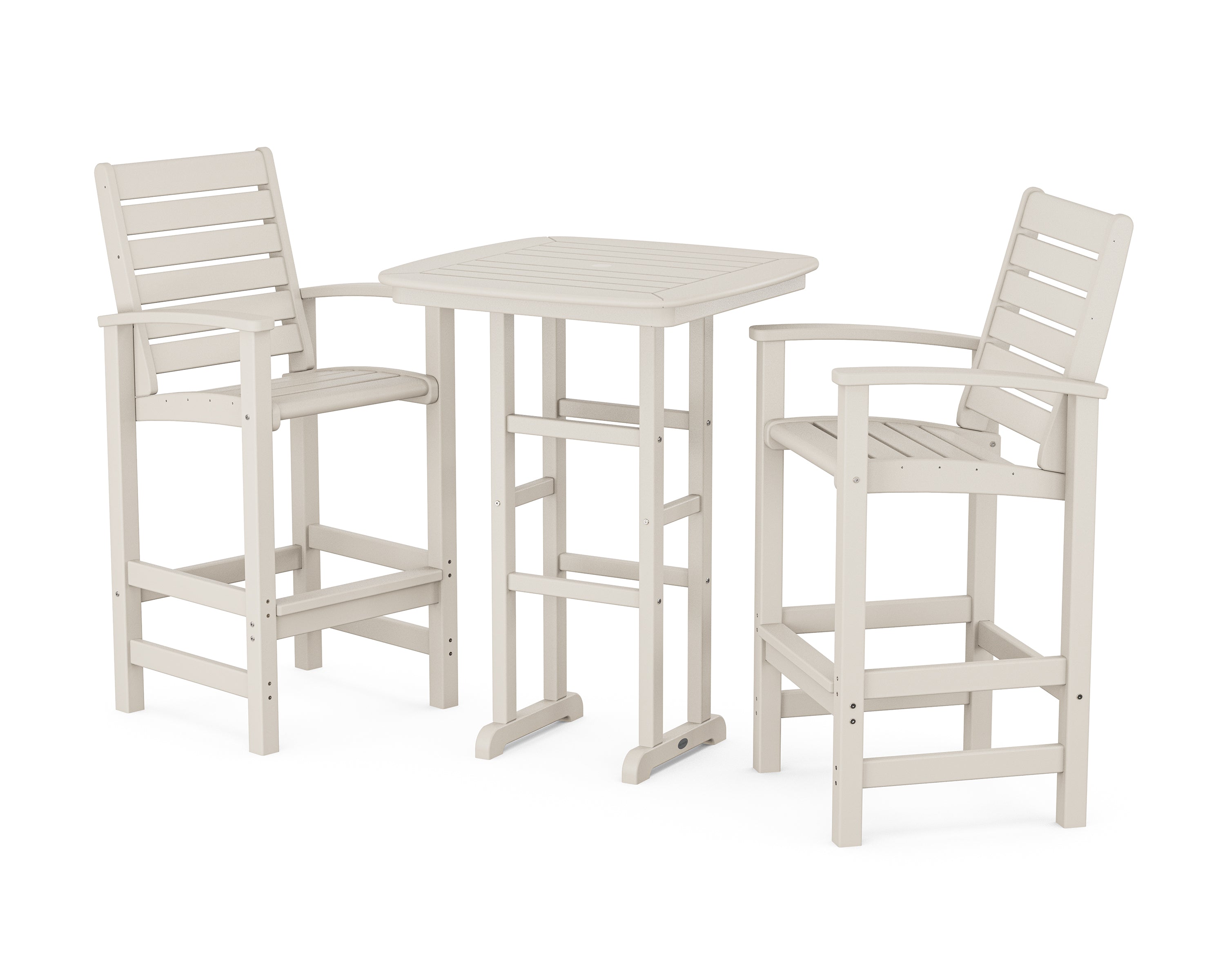 POLYWOOD Signature 3-Piece Bar Set in Sand