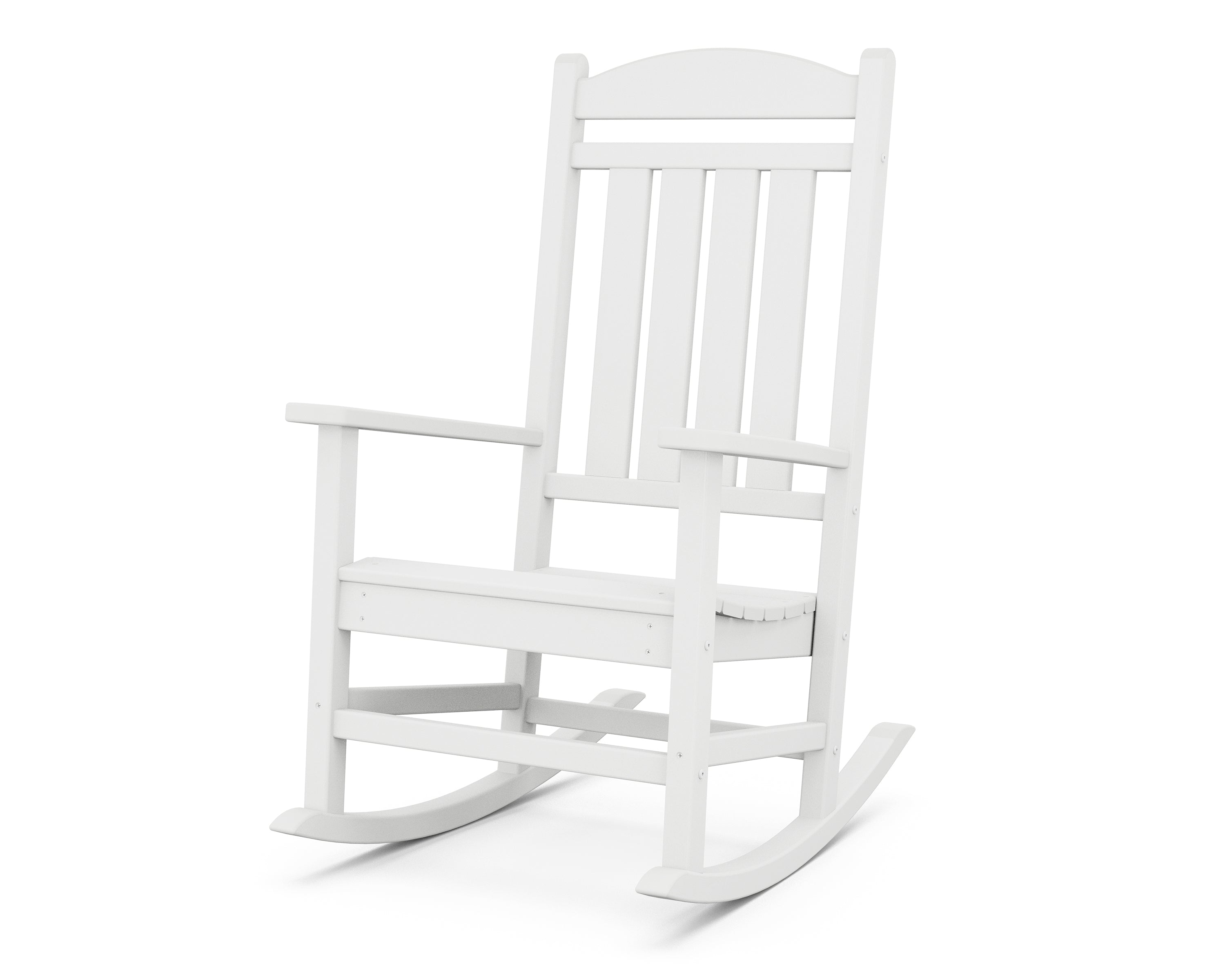 POLYWOOD® Presidential Rocking Chair in White