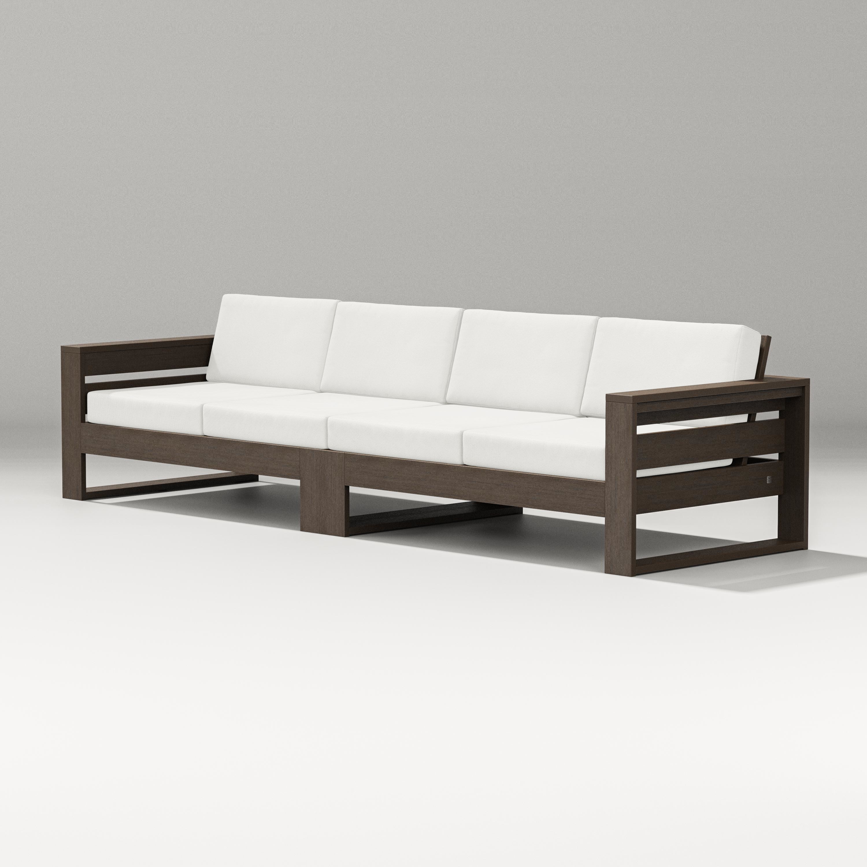 PW Designer Series Latitude Straight Sectional in Kona / Natural Linen